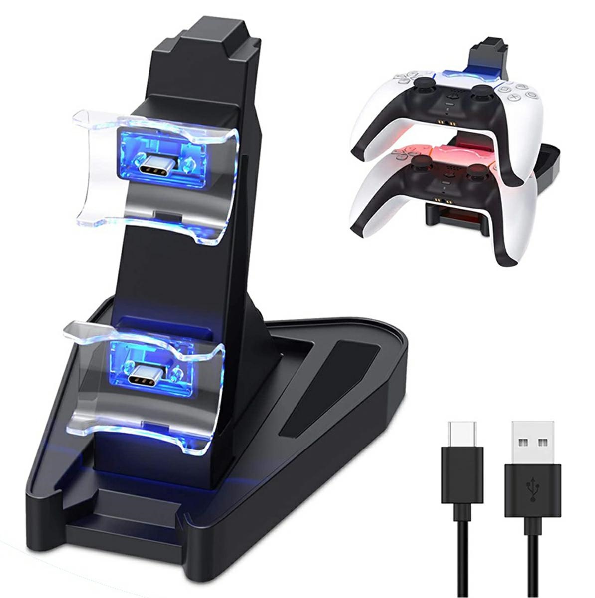 AK286C--Stacja dokująca przeznaczona do ładowana kontroler&amp;oacute;w dedykowanych dla PlayStation 5. Absolutny niezbędnik usprawniający ładowanie wbudowanych w pady akumulator&amp;oacute;w. Dock zapewnia większy porządek wok&amp;oacute;ł konso