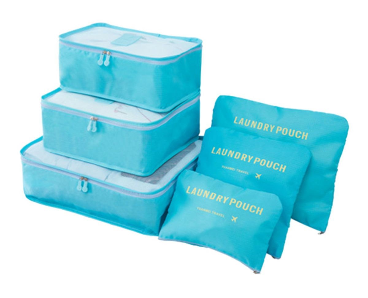 BQ28F--Wygodny organizer turystyczny składający się z aż 6 elementów - 3 niezależnych saszetek oraz 3 organizerów! Wszystkie one są zapinane na zamek błyskawiczny oraz posiadają mnóstwo schowków i kieszeni! To doskonały sposób na utrzymanie porządku w Twoic