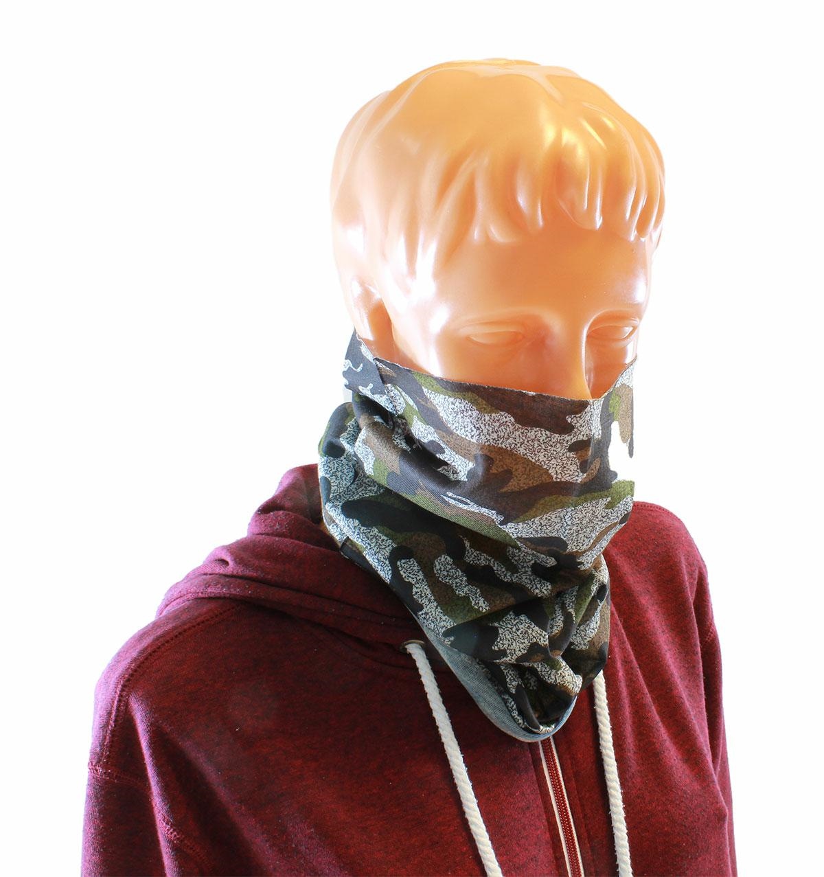 BQ34D--Maska, kominiarka, bandana ze wzorem. Doskonale nadaje się do ochrony twarzy przed zimnem i wiatrem na nartach, snowboardzie, motorze, rowerze czy podczas biegania.Cechy produktu:Produkt fabrycznie nowy, wysokiej jakości.Komin na twarz i szyję - dosk
