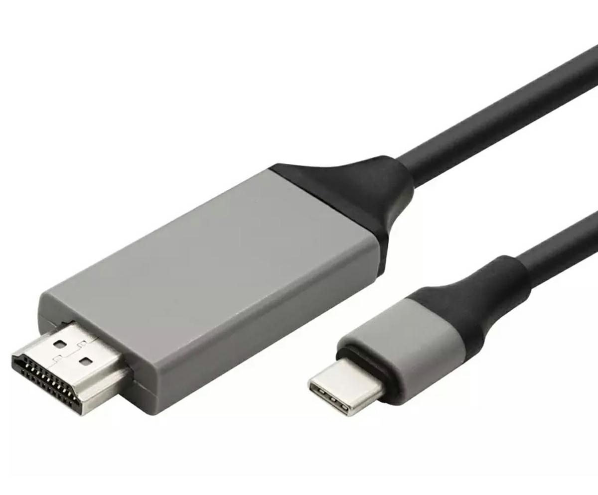 HD41--Kabel HDMI - USB typu C wyposażony w adapter MHL. Pozwala na podłączenie telefonu bądź tabletu do telewizora czy monitora poprzez standardowe złącze HDMI. Dzięki adapterowi MHL będziesz m&amp;oacute;gł oglądać obraz oraz słuchać muzyki z Twojego 
