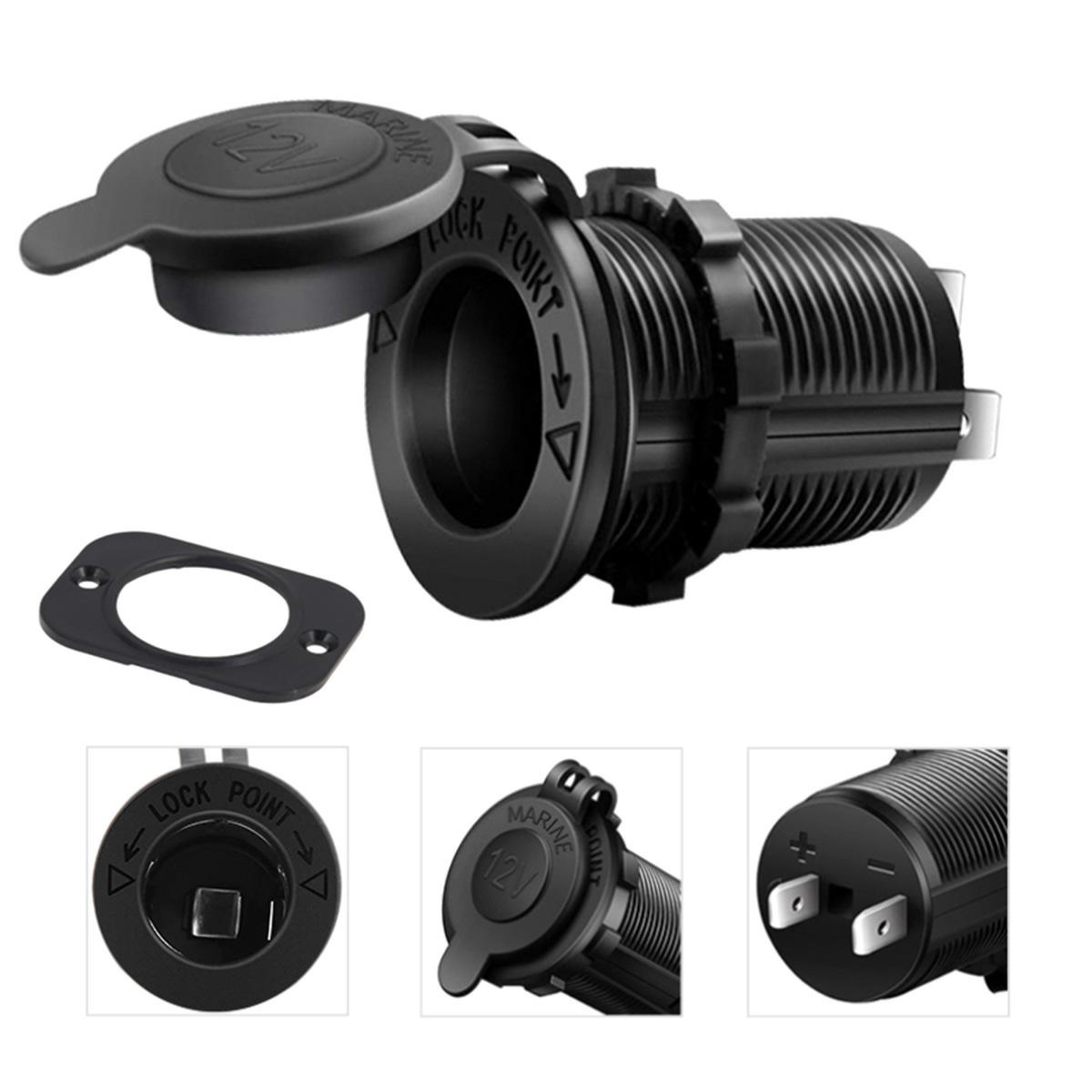 PLS35A--Montażowe gniazdo zapalniczki samochodowej 12V. Doskonale nadaje się do zastosowania w samochodach, motocyklach, motorowerach, quadach i skuterach.Cechy produktu:Produkt fabrycznie nowy, wysokiej jakości.Gniazdo zapalniczki 12V pozwala na łatwe podpi