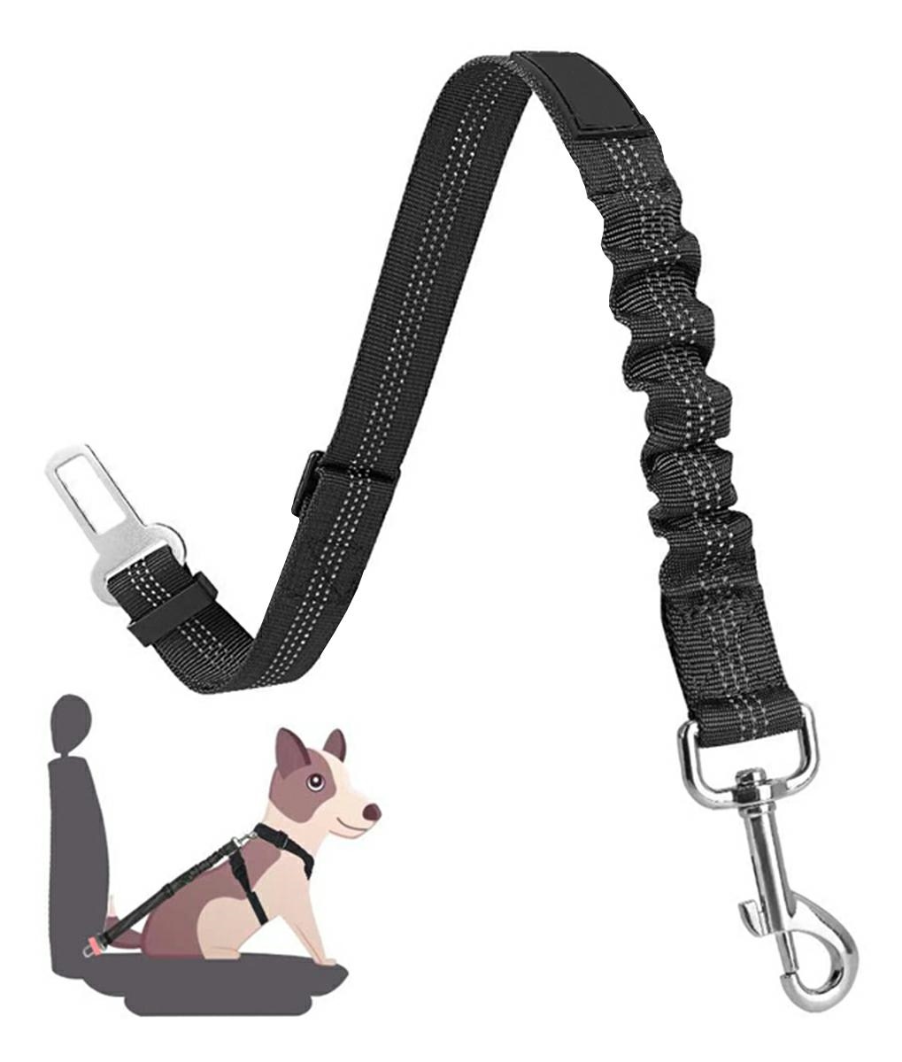 ZW4A--Samochodowa smycz dla zwierząt, przypinana do szelek samochodowych lub obroży za pomocą karabińczyka na końcu smyczy.&amp;nbsp;Pas bezpieczeństwa pozwala w bezpieczny sposób podróżować z psem na tylnym siedzeniu bez konieczności instalowania krat