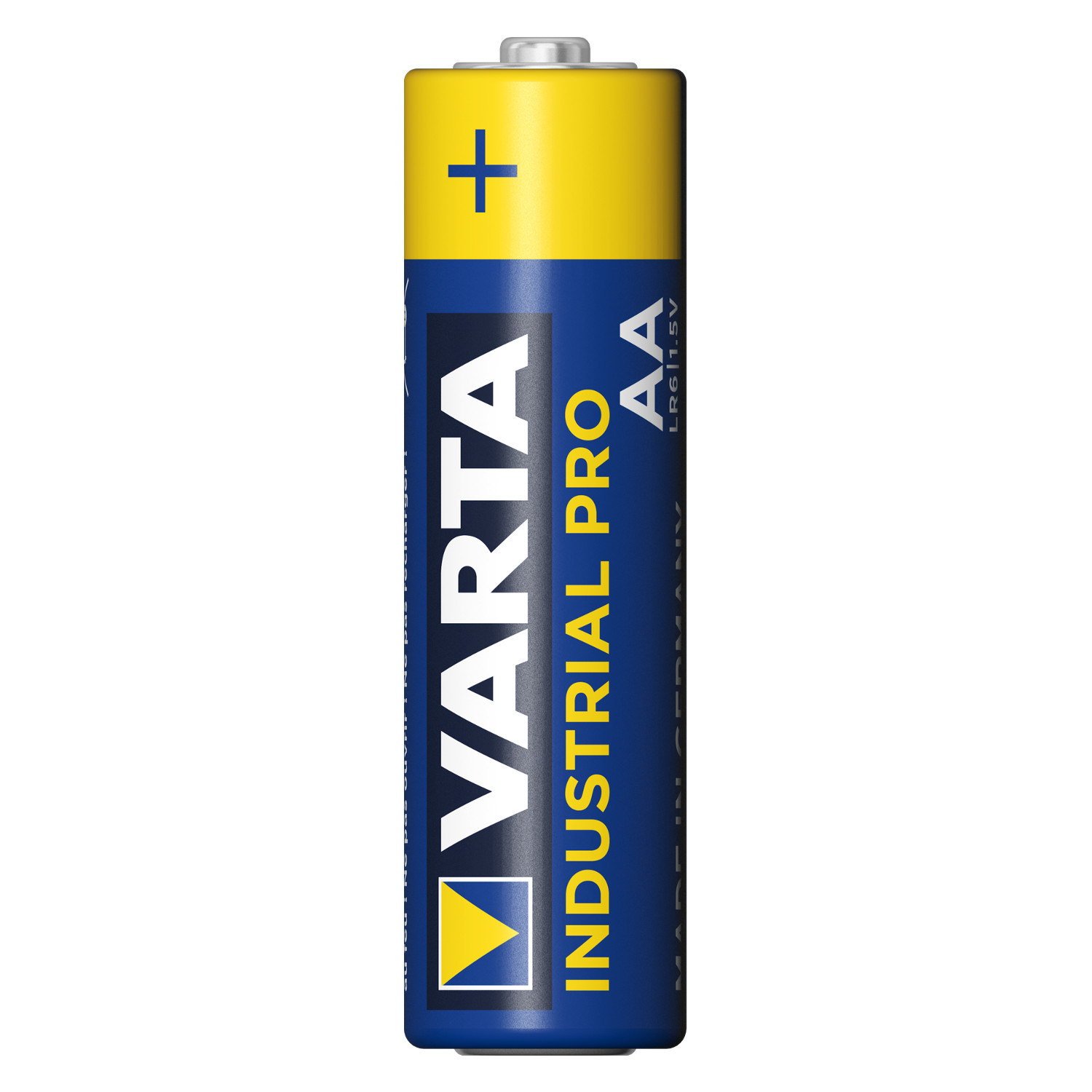 CEN-33500--Zaawansowana bateria alkaliczna LR6 AA VARTA Industrial (wzmocniona bateria High Energy), dedykowana do zastosowań przemysłowych/profesjonalnych. Ogniwo bardziej wytrzymałe niż cynkowo-węglowe. Przeznaczona do urządzeń, gdzie długość działania oraz m