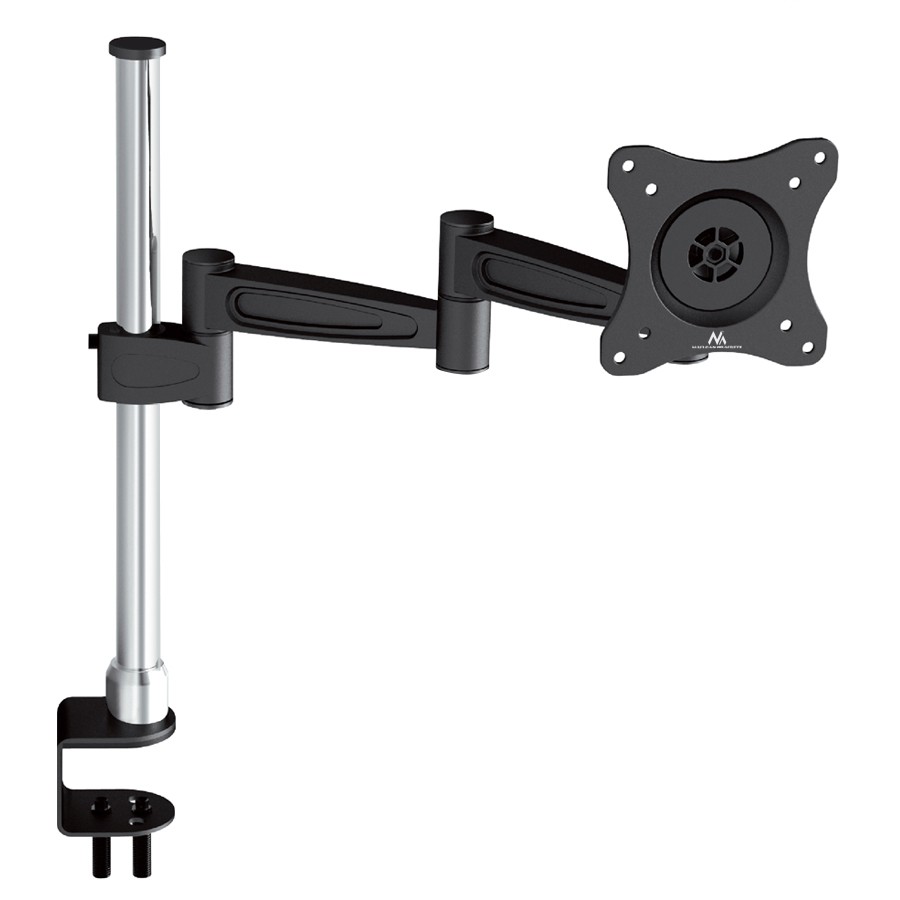 CEN-35961--MC628 Uchwyt biurkowy do monitora LCD 1327" 15 kg vesa 75 i 100 MacleanUchwyt do monitora Maclean MC628 zapewnia duży komfort w pracy, optymalizuje ergonomię oraz widok z monitora poprzez regulację kąta nachylenia, obrotu, wysokości itp. Ramię w