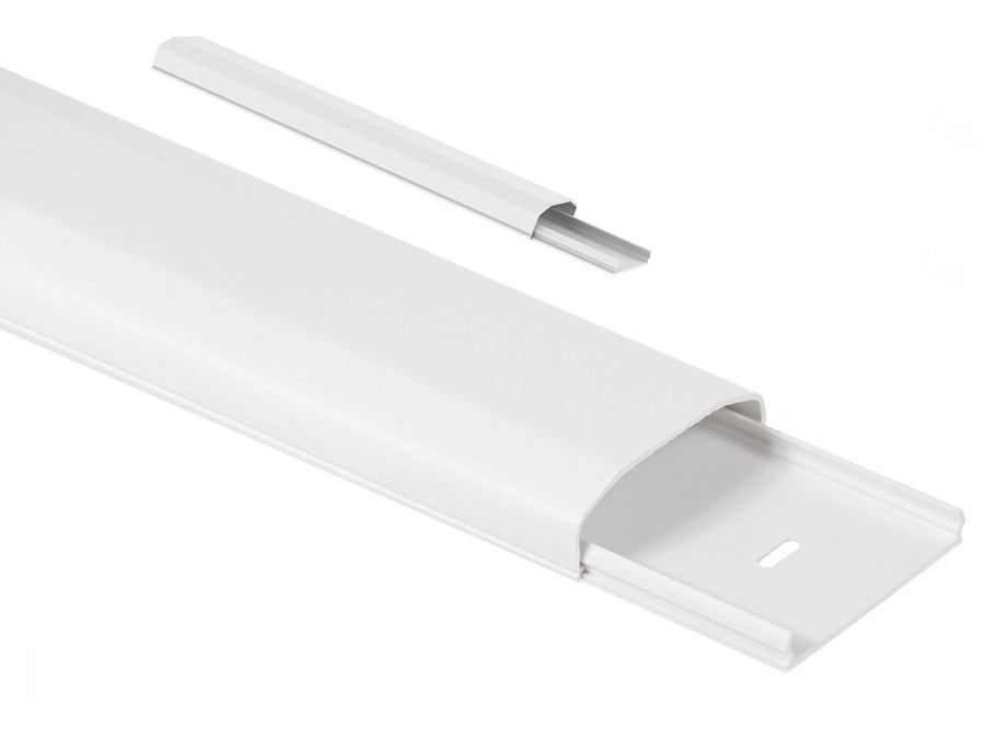 CEN-42999--MC-694 W 42999 Listwa maskująca do kabli 60x20x250mm plastik systemowaOpis produktu:Listwa maskująca za pomocą, kt&amp;oacute;rej można estetycznie ukryć przewody łączące sprzęt AVListwa wykonana w całości z mocnego tworzywa o przekroju trapezowy