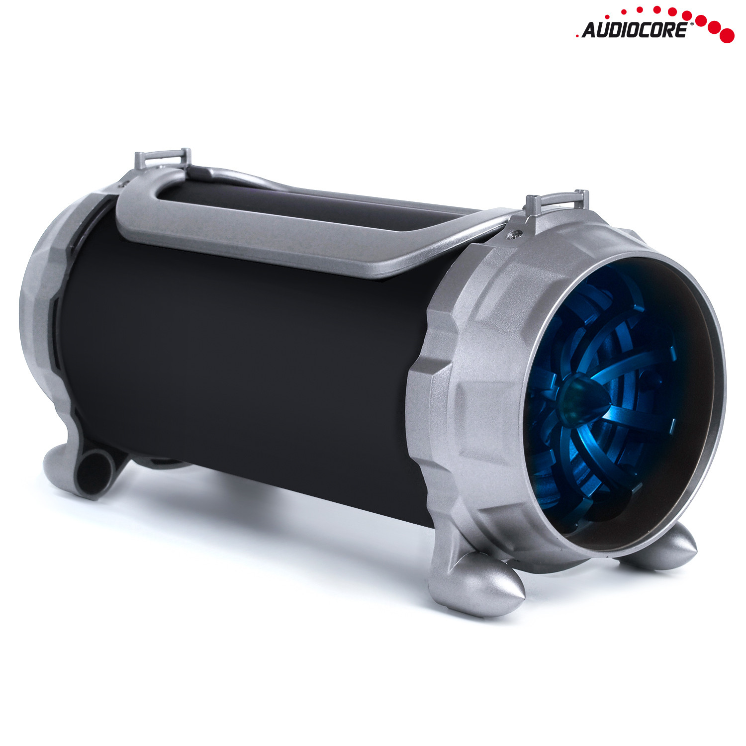 CEN-46290--Bazooka akustyczna zapewni nam czysty i wyraźny dźwięk w domu lub w plenerze.Podstawową funkcją jest wbudowany moduł Bluetooth, który pozwoli na bezprzewodowe połączenie się ze smartfonem.Jeśli jednak ta opcja zbyt szybko rozładowuje twój telefon lub