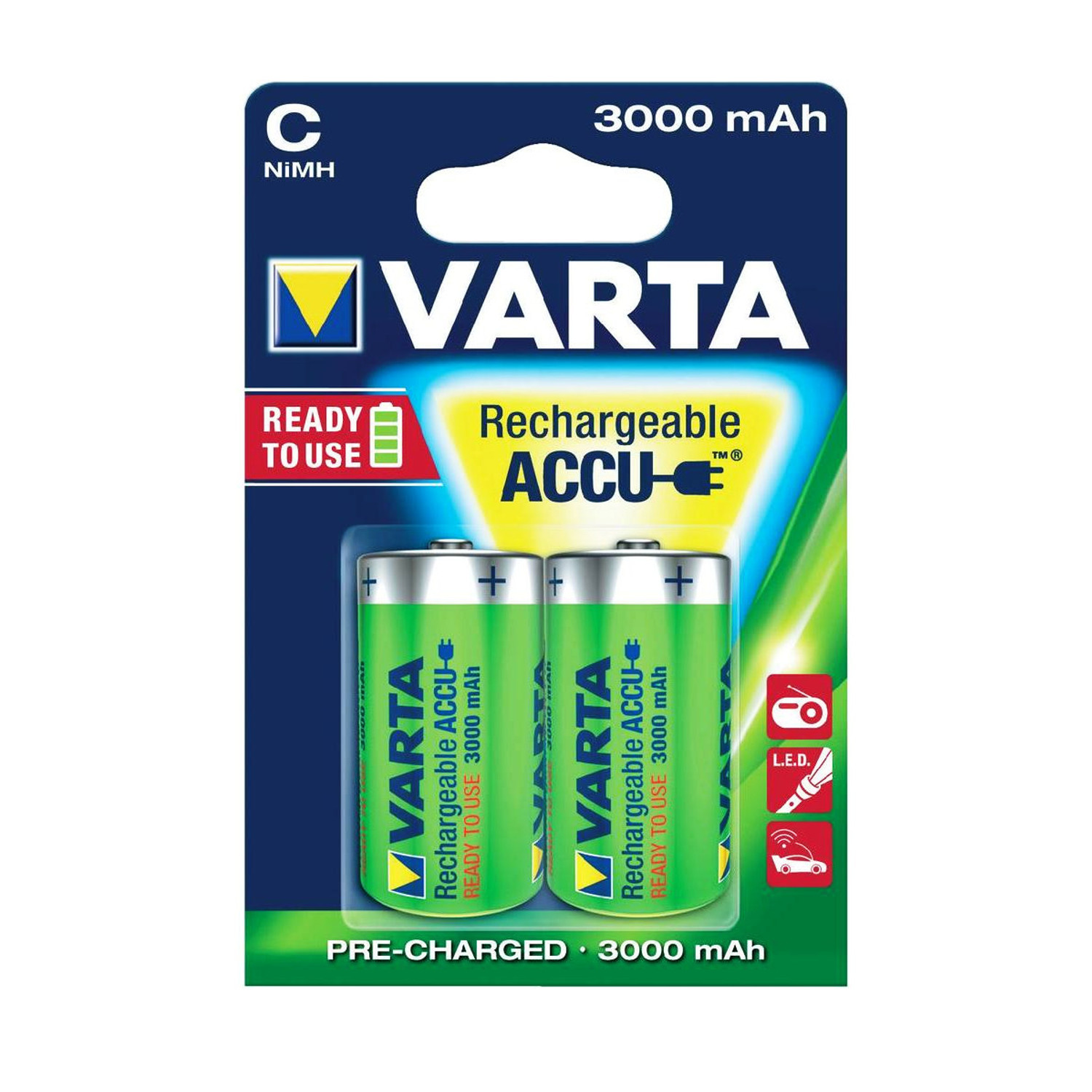 CEN-47048--2x akumulatorki Varta Ready2use R14 C 3000mAh