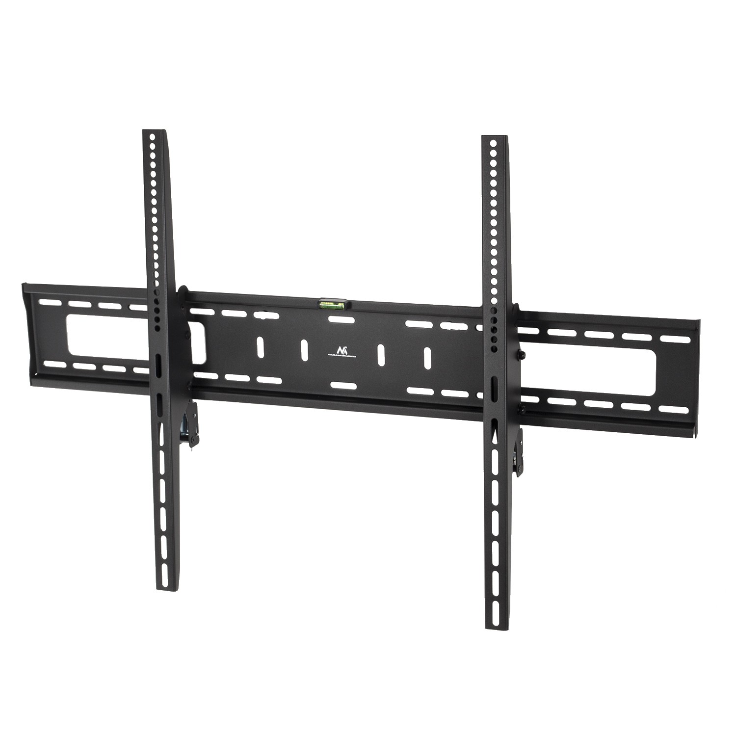 CEN-47198--Uchwyt do telewizora lub monitora 60-100" Maclean MC-750 czarny max vesa 600x900 70kg, pasuje do zakrzywionych telewizorów Uniwersalny uchwyt ścienny służy do montażu telewizorów LCD, LED i plazmowych oraz monitorów różnych marek o wadze do 70kg