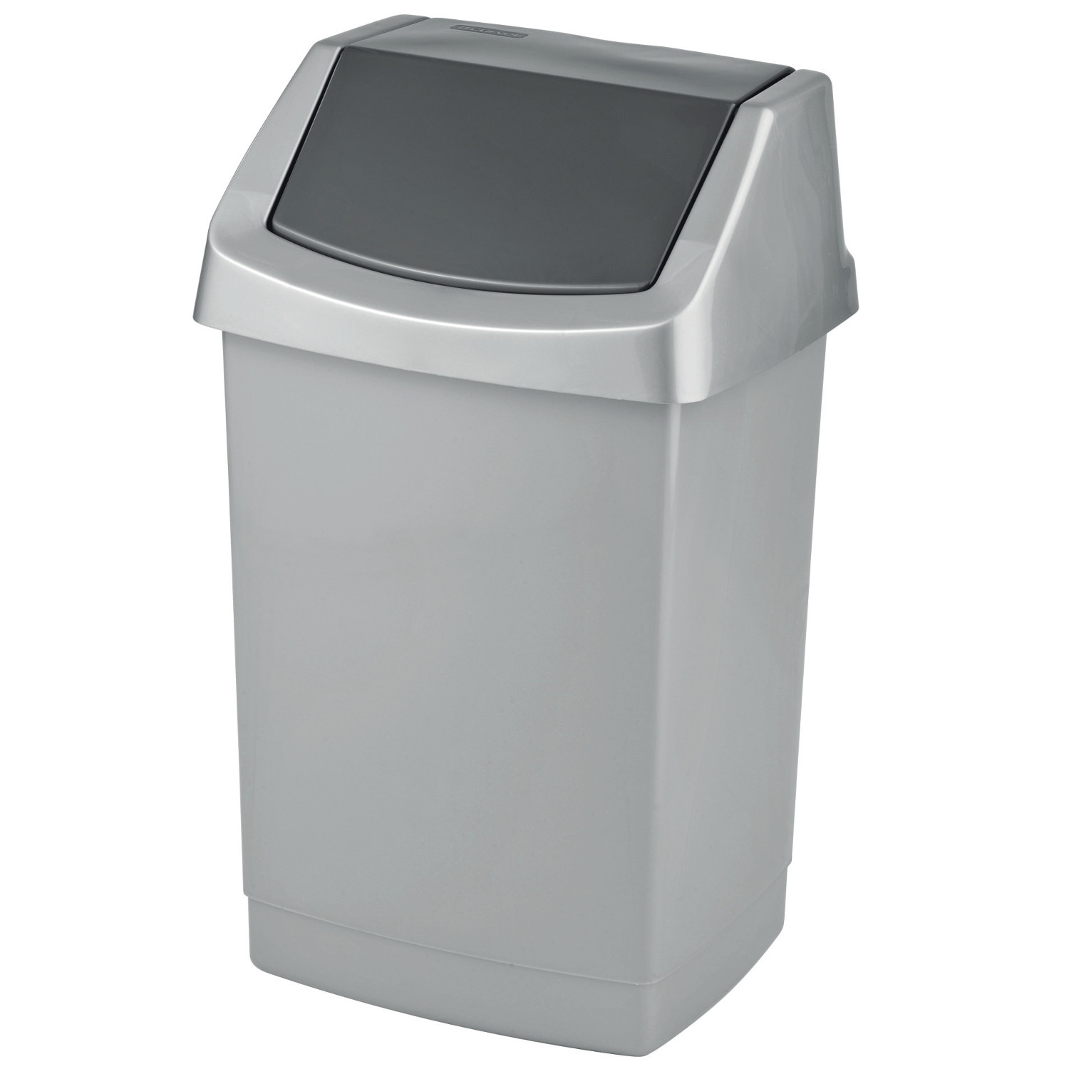 CEN-49704--Kosz uchylny Curver Click-It 25L srebrny