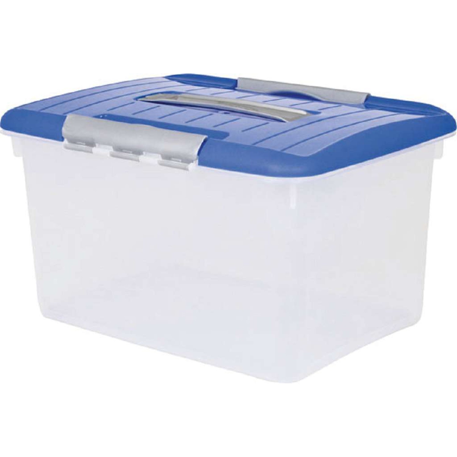 CEN-50536--Wielofunkcyjny pojemnik o pojemności 15 litrów, pozwalający odnaleźć właściwe miejsce dla rozmaitych domowych akcesoriów. Posiada solidne, ulokowane po obu stronach, zamknięcie.W pokrywie znajduje się rączka, dzięki której pojemnik można bez problemu