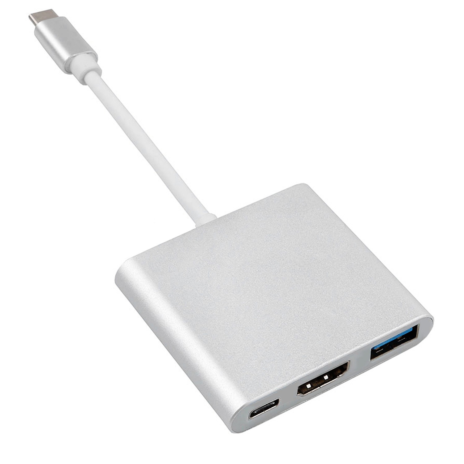 CEN-52385--MCTV-840 52385 Adapter USB-C - HDMI / USB 3.0 / USB-C metalowa obudowa 4KWysokiej jakości adapter-przejści&amp;oacute;wka z wtykiem USB-C renomowanej firmy Maclean model MCTV-840.Przeznaczony do urządzeń wyposażonych w gniazdo USB-C pozwala na ro