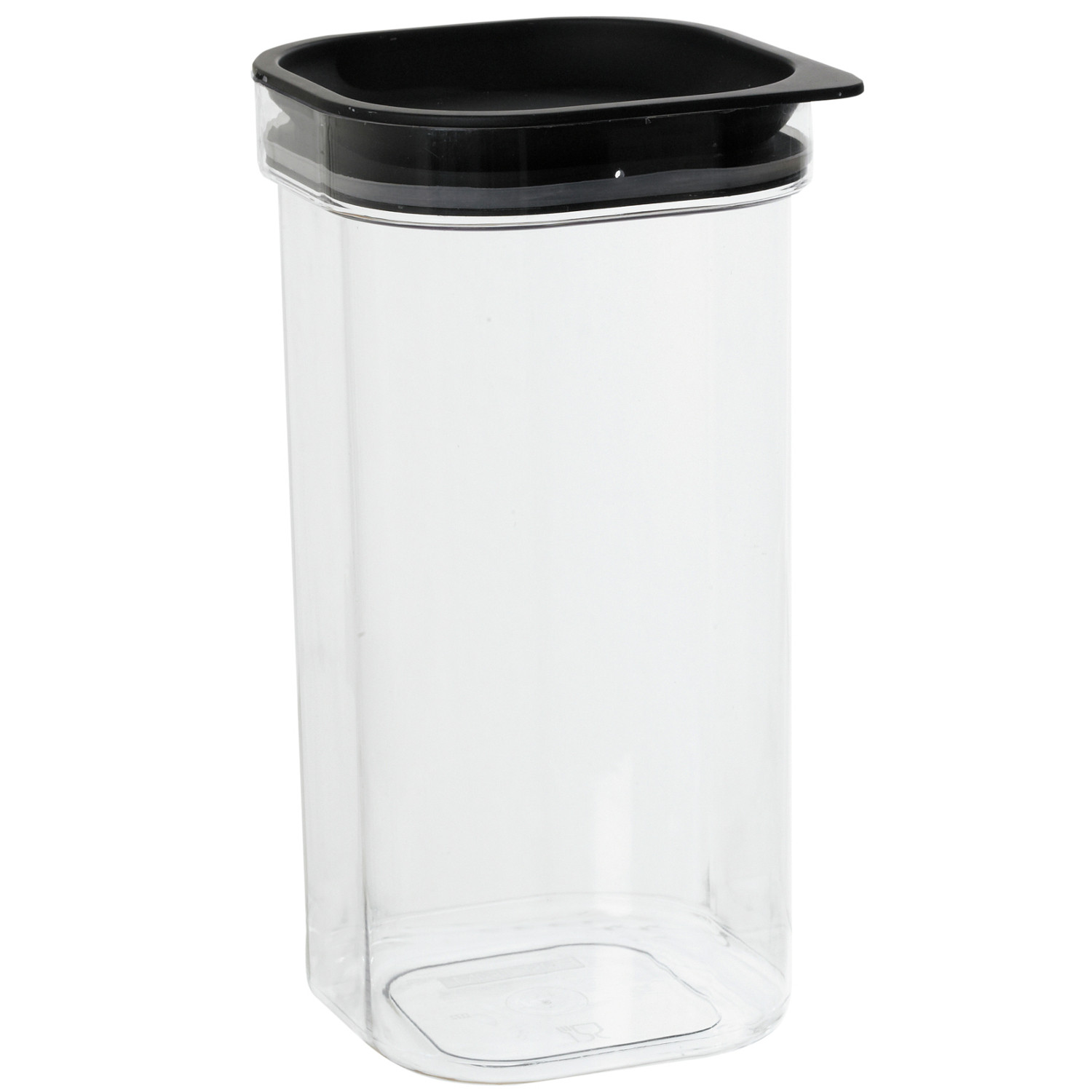 CEN-53077--Pojemnik do przechowywania sypkiej/suchej żywności z hermetycznym zamknięciem i silikonową uszczelką w pokrywie. Nowoczesny design z małą wypustką w pokrywie, która ułatwia jej usunięcie. Jest dostępny w pojemności 2,5L idealnie nadaje się do przecho