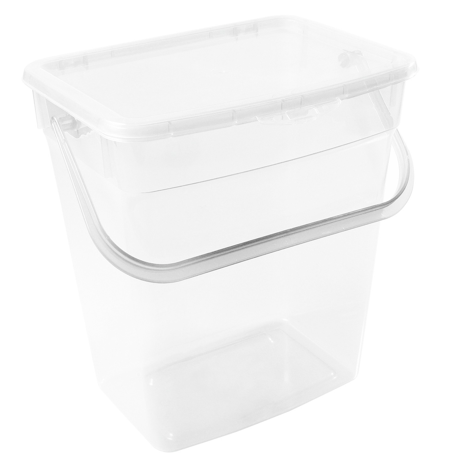 CEN-57455--Pojemnik do przechowywania proszku. Pokrywa posiada zawias umożliwiający szczelne zamknięcie pojemnika, a wygodny uchyt ułatwi przenoszenie pojemnika. Transparentny kolor ułatwi łatwą ocenę zawartości pojemnika.Specyfikacja-Wymiary:-L:280 x W:220 x H