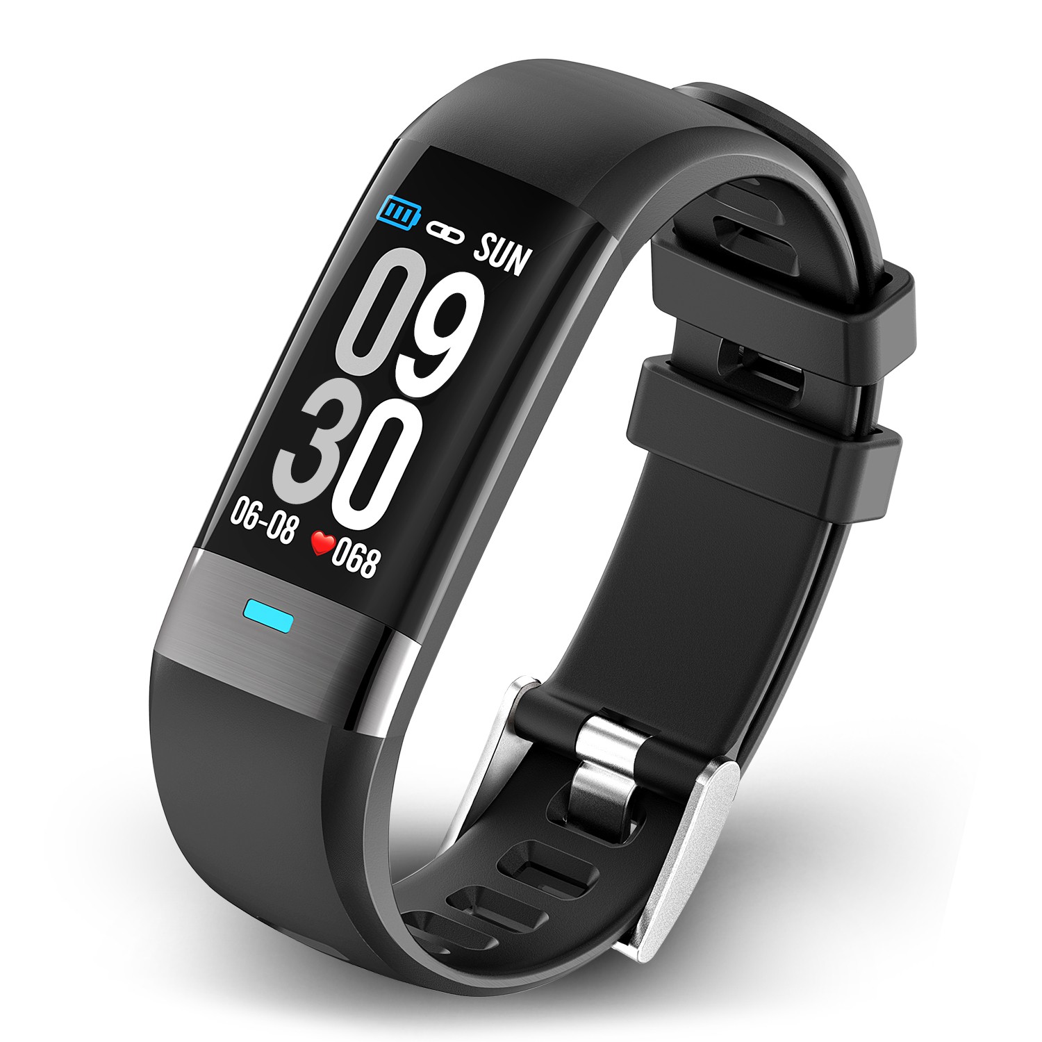 CEN-58362--Opaska Promedix PR-650 to Smartband bluetooth wyposażona w innowacyjny fotoelektryczny pomiar EKG + PPG, pomiar pulsu oraz ciśnienia krwi. Atutem opaski jest wbudowany sensor ruchu monitorujący Tw&amp;oacute;j ruch w czasie rzeczywistym oraz usta