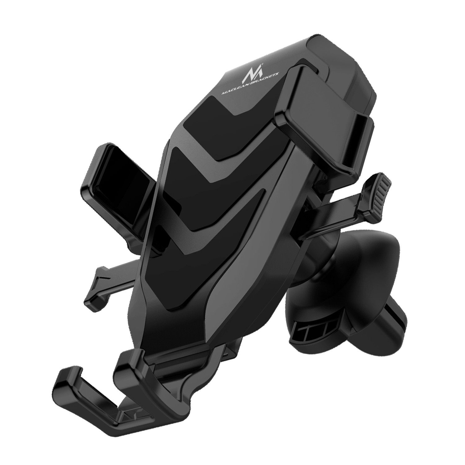 CEN-58380--Qi Maclean MC-805, Qualcomm QC 3.0, wireless, USB-C - nowoczesny i w pełni funkcjonalny uchwyt na telefon wyposażony w technologię bezprzewodowego ładowania Qi, dzięki której naładujesz swój smartfon bez konieczności podłączania kabli w trybie szybki