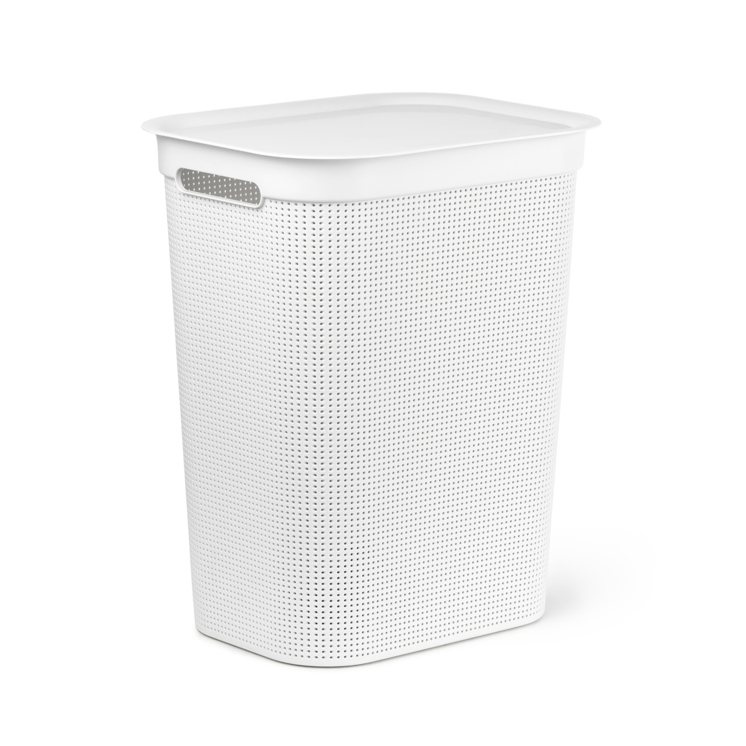 CEN-60452--Kosz na pranie bieliznę 50 L Brisen charakteryzuje prosty i stylowy design. Świetnie komponuje się z klasyczną jak i nowoczesną aranżacją wnętrz. Ażurowa konstrukcja zapewnia cyrkulację powietrza. Posiada uchwyty ułatwiające użytkowanie produktu. Wyk