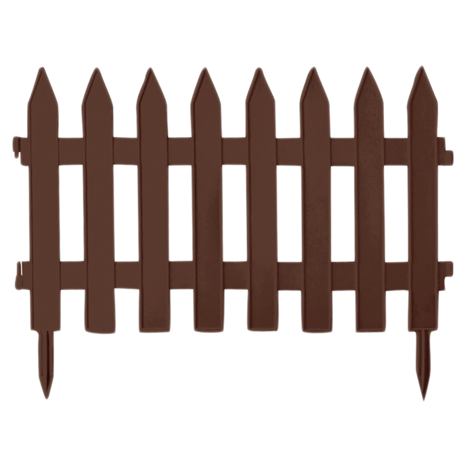 CEN-61393--Płotek ogrodowy Garden Classic IPSŁU to produkt uniwersalny i chętnie kupowany. Zapewnia solidne ogrodzenie przy bezproblemowym montażu. System ?KLIK? pozwala łatwo łączyć ze sobą elementy kompletu.Płotek może stać się nie tylko piękną ozdobą klasycz