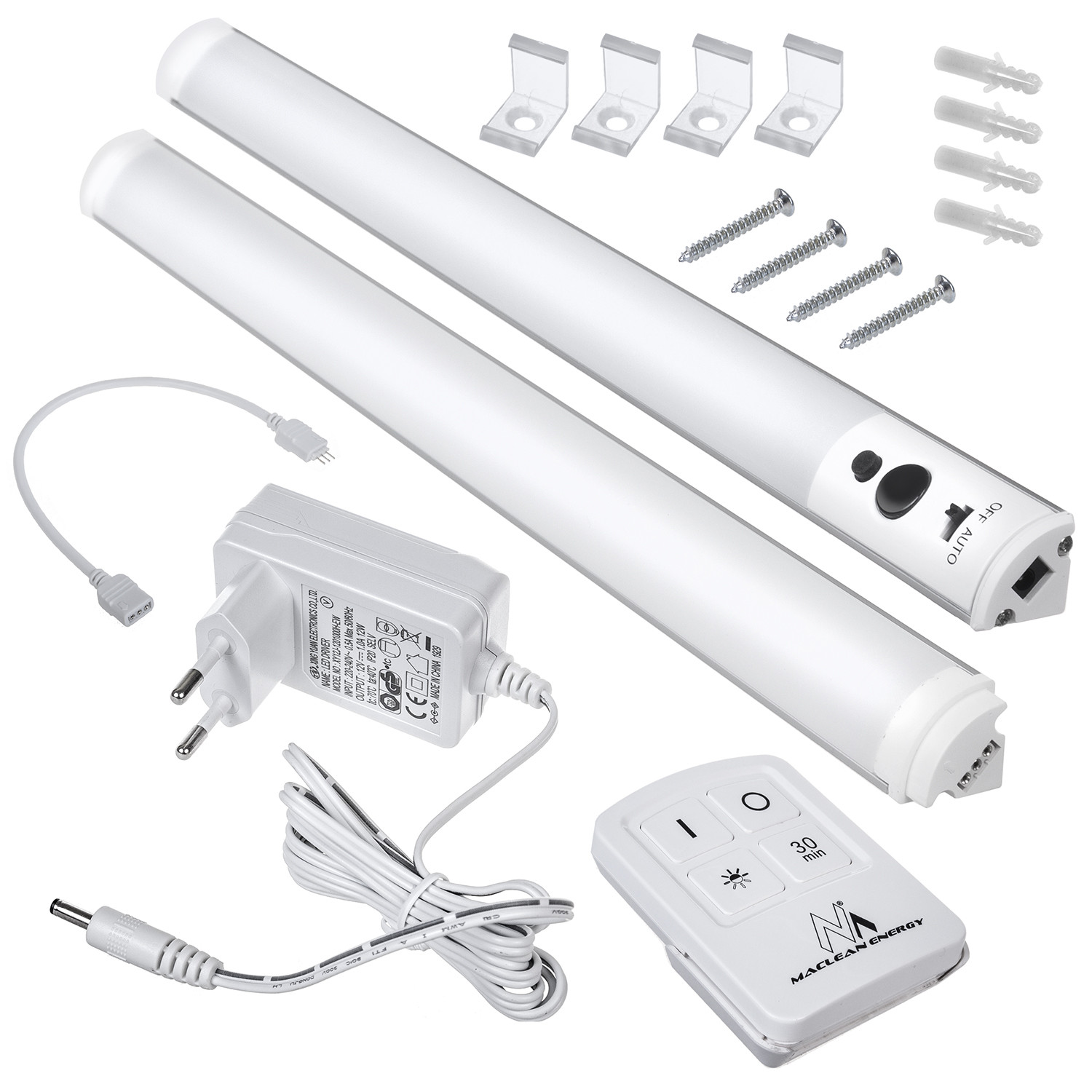 CEN-62732--Wysokiej jakości lampa liniowa, nadająca się idealnie jako lampka podszafkowa do kuchni. W zestawie znajduje się oprawa liniowa, dodatkowy moduł, pilot zdalnego sterowania oraz zasilacz. Dzięki pojedynczym modułom dostępnym w innych naszych ofertach,