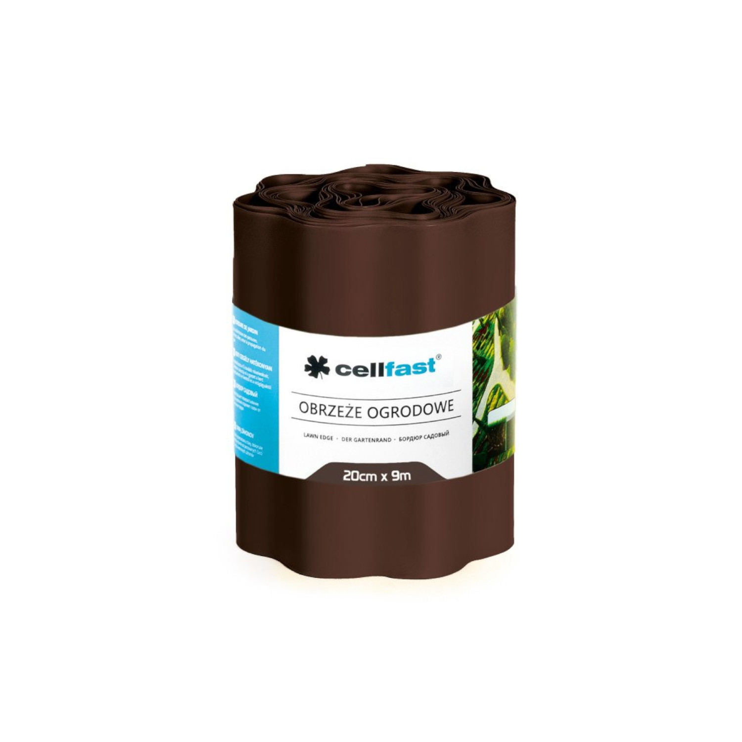 CEN-66978--Wykonane z wodoodpornego, elastycznego tworzywa obrzeże ogrodowe, zapobiega przerastaniu trawy oraz doskonale oddziela trawnik od części uprawnej ogrodu.Specyfikacja- Kod producenta: 30-013H- Kolor: brązowy - RAL 8028- Rozmiar: 20 cm- Kategoria: akce
