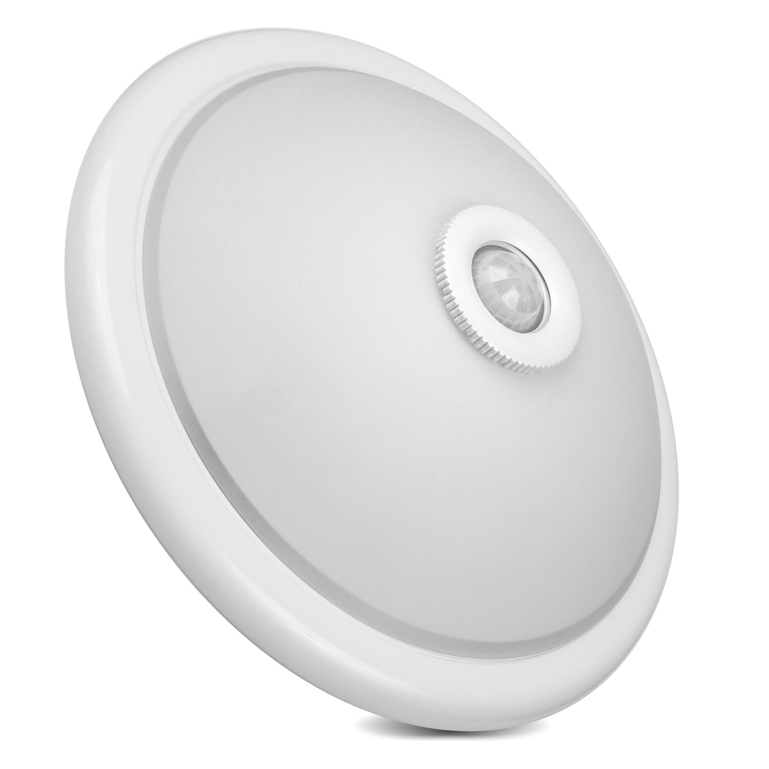 CEN-67052--Plafon LED przeznaczony do automatycznego włączania oświetlania w pomieszczeniach takich jak: klatki schodowe, korytarze, piwnice, garaże, szatnie, toalety, itd. Dzięki czujnikowi na podczerwień produkt umożliwia automatyczne załączenie obciążenia, p