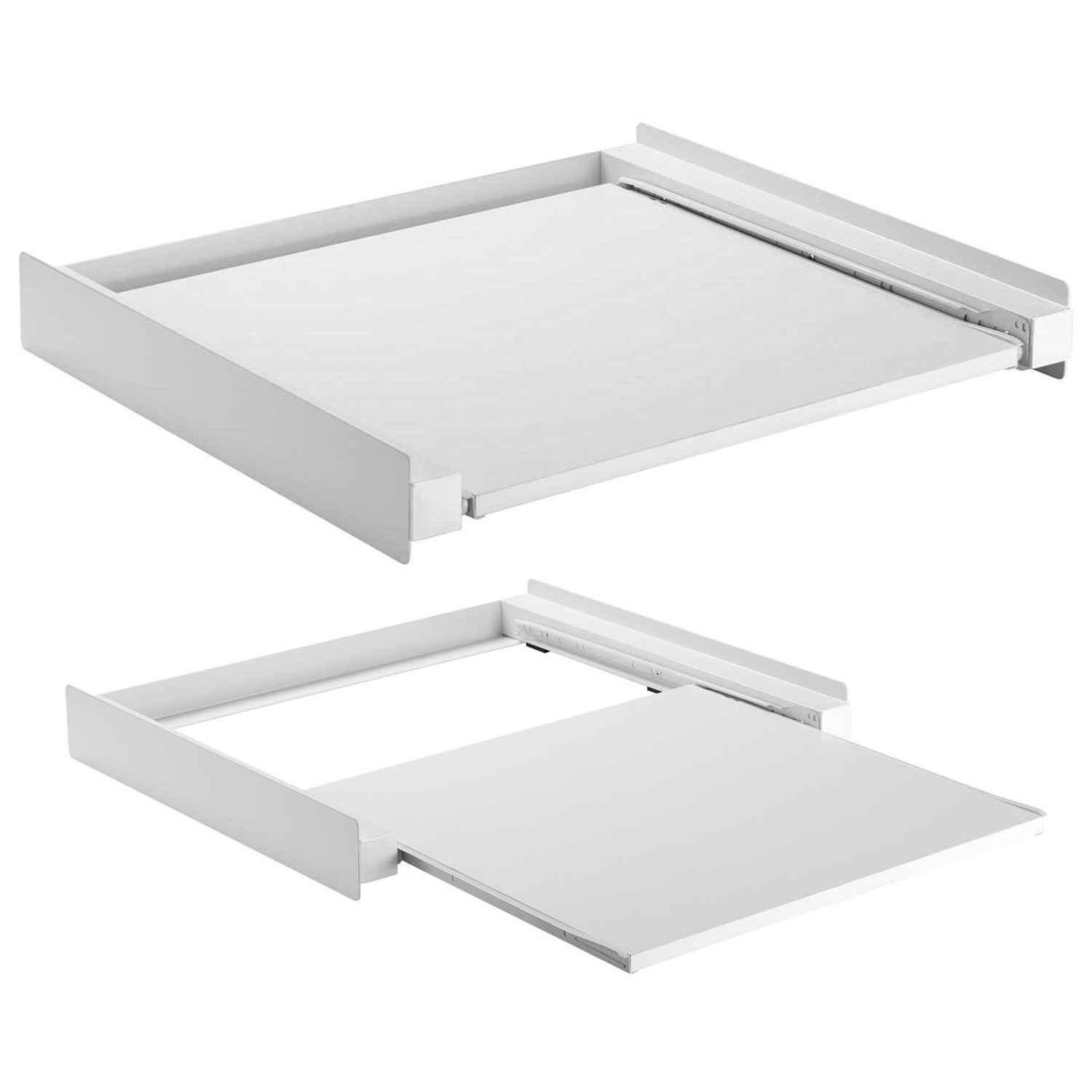CEN-67351--Uniwersalny łącznik do pralek i suszarek o wymiarach 60x53 cm. Łącznik kompatybilny jest z urządzeniami większości producentów, np: Bosch, LG, Samsung, AEG, Siemens, Beko i wieloma innymi.Wysokiej jakości aluminiowa konstrukcja zapewnia stabilne podł