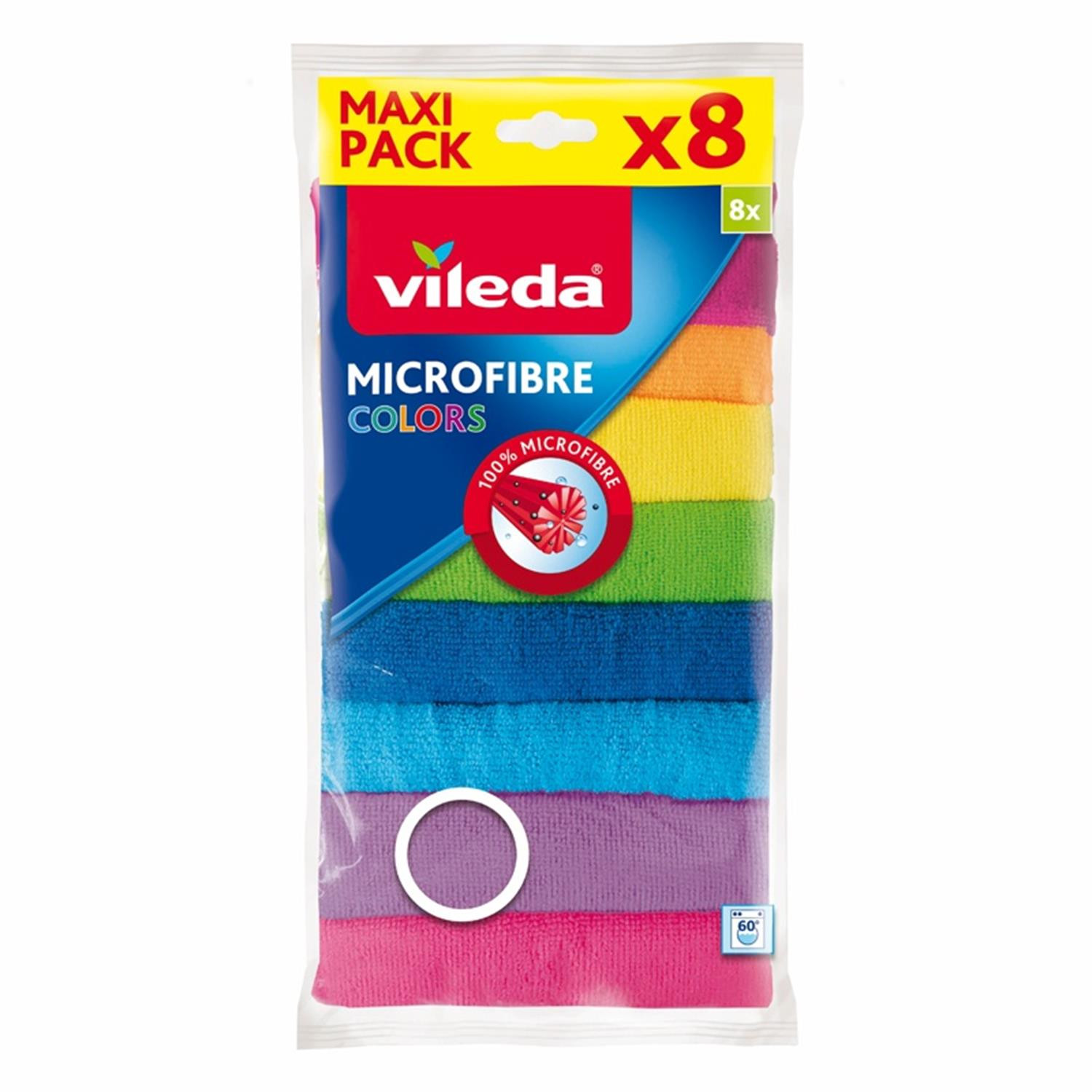 CEN-68290--Ściereczka Mikrofibra Colors doskonale sprawdza się w czyszczeniu każdej powierzchni.Włókna mikroaktywne wchodzące w skład ściereczki doskonale usuwają nawet uporczywe zabrudzenia, bez konieczności stosowania detergentów.Specyfikacja- Marka: Vileda- 