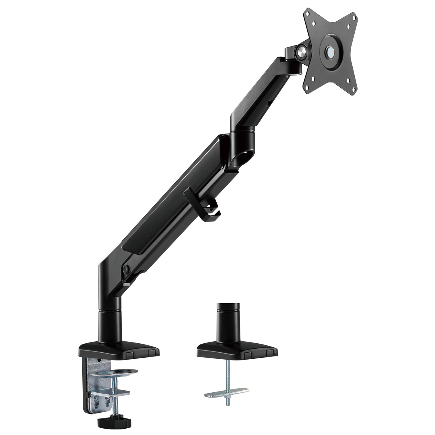 CEN-70208--Uchwyt biurkowy do monitora 17"-32 Ergo Office ER-405BUniwersalny uchwyt do monitora LCD lub LED z możliwością montażu do blatu lub otworu na przewody. Uchwyt przeznaczony do monitorów 17" do 32", o maksymalnej wadze do 9 kg.ER-405B za