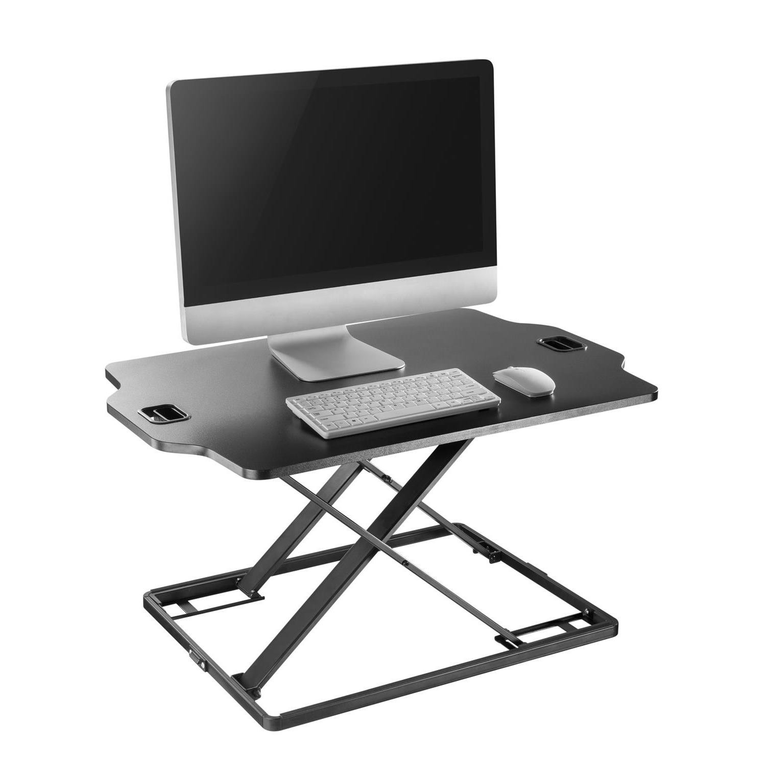 CEN-70225--Wysokiej jakości nakładka pod monitor lub laptopa o maksymalnym obciążeniu 10 kg.Dzięki wygodnej regulacji wysokości od 37-407 mm przekształca biurko w stację roboczą to pracy siedzącej i stojącej, poprawiając tym samym komfort pracy.Duża powierzchni