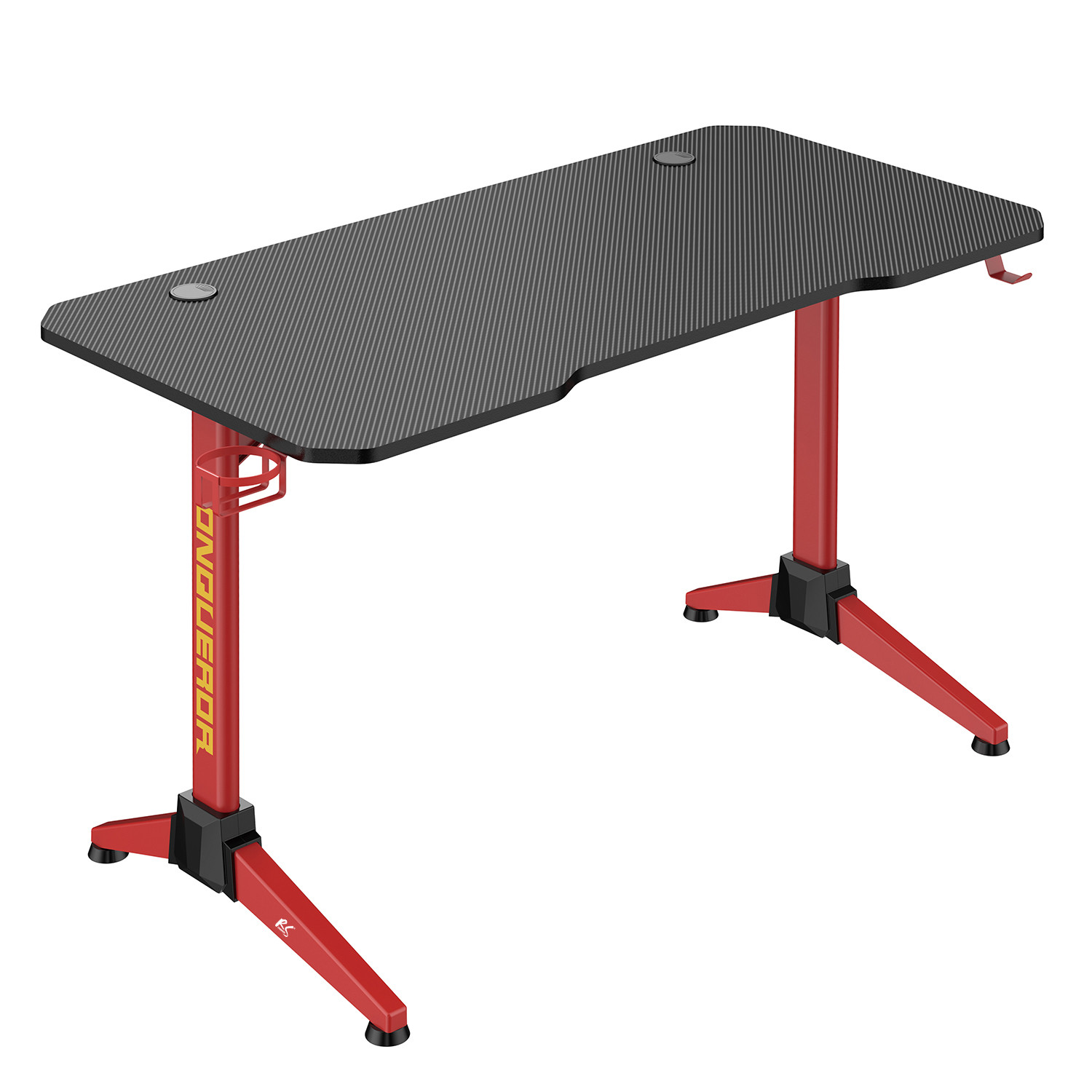 CEN-72426--Nano RS701Wysokiej jakości biurko gamingowe o ergonomicznej konstrukcji zapewniającej najlepsze wrażenia w grach. Nasze biurko jest doskonałym wyborem dla graczy, którzy szukają czegoś więcej niż zwykłego biurka komputerowego.Wysoka jakość i wygodaDu