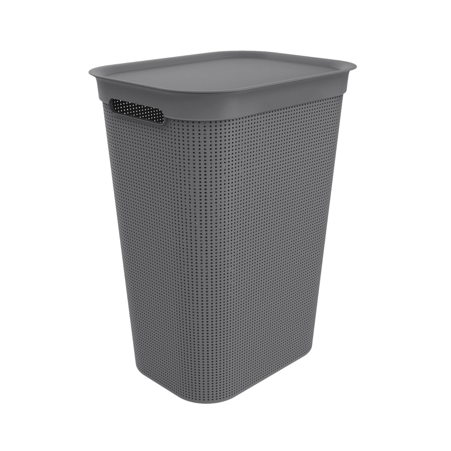 CEN-72762--Kosz na pranie bieliznę 50 L Brisen charakteryzuje prosty i stylowy design. Świetnie komponuje się z klasyczną jak i nowoczesną aranżacją wnętrz. Ażurowa konstrukcja zapewnia cyrkulację powietrza. Posiada uchwyty ułatwiające użytkowanie produktu. Wyk