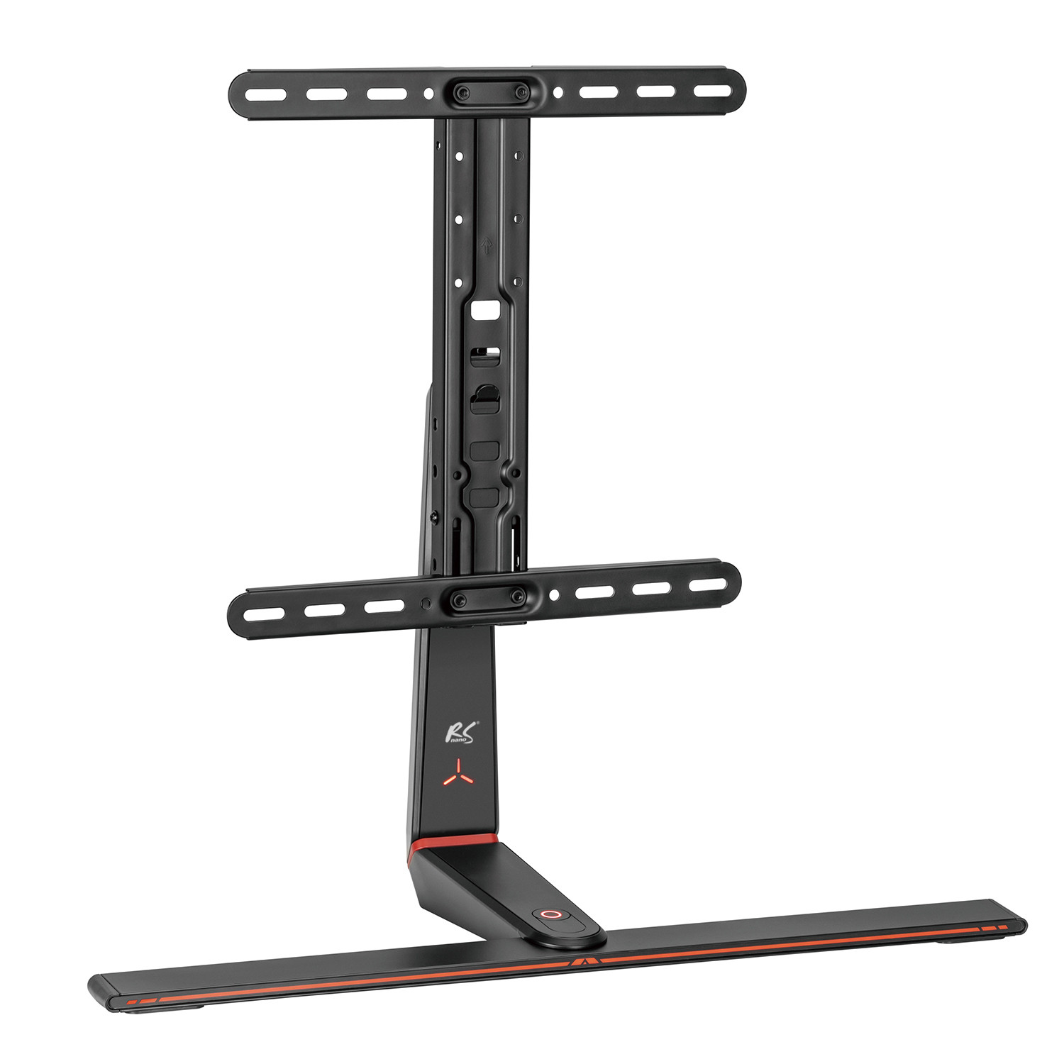 CEN-74705--NanoRS RS167Uniwersalny, wolnostojący uchwyt z podświetleniem do monitora LCD lub LEDUchwyt przeznaczony do monitorów od 32" do 55", o maksymalnej wadze 40 kg.Podany rozmiar ekranu jest tylko propozycją. Na uchwyt można zamontować większy m