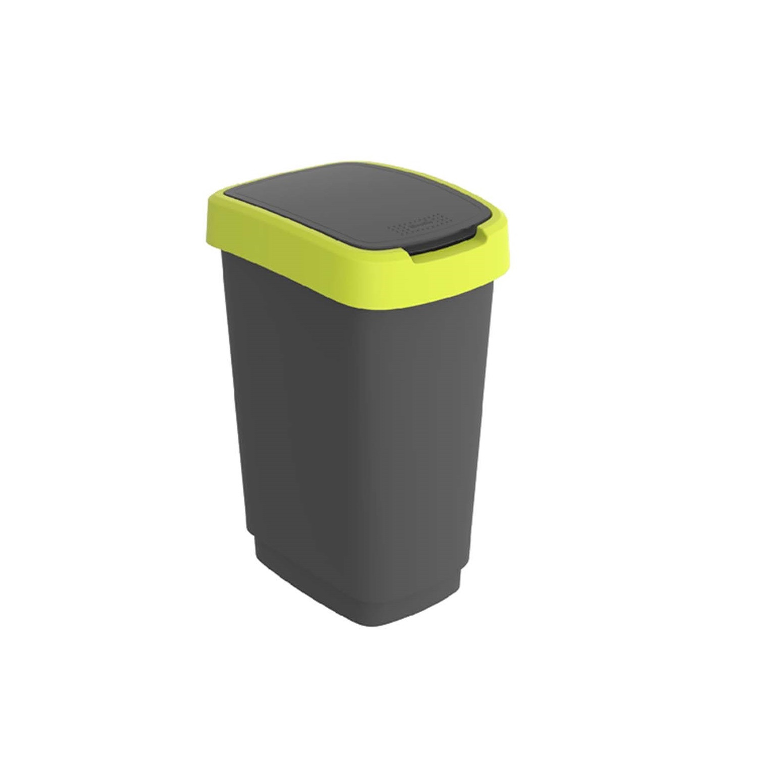 CEN-80795--Jeżeli interesuje Cię duży i ergonomiczny kosz na śmieci do zastosowań domowych, to model z serii TWIST o pojemności 50 l całkowicie spełni Twoje oczekiwania. TWIST to sztandarowy model kosza na śmieci marki Rotho, cechujący się dużą pojemnością i fu