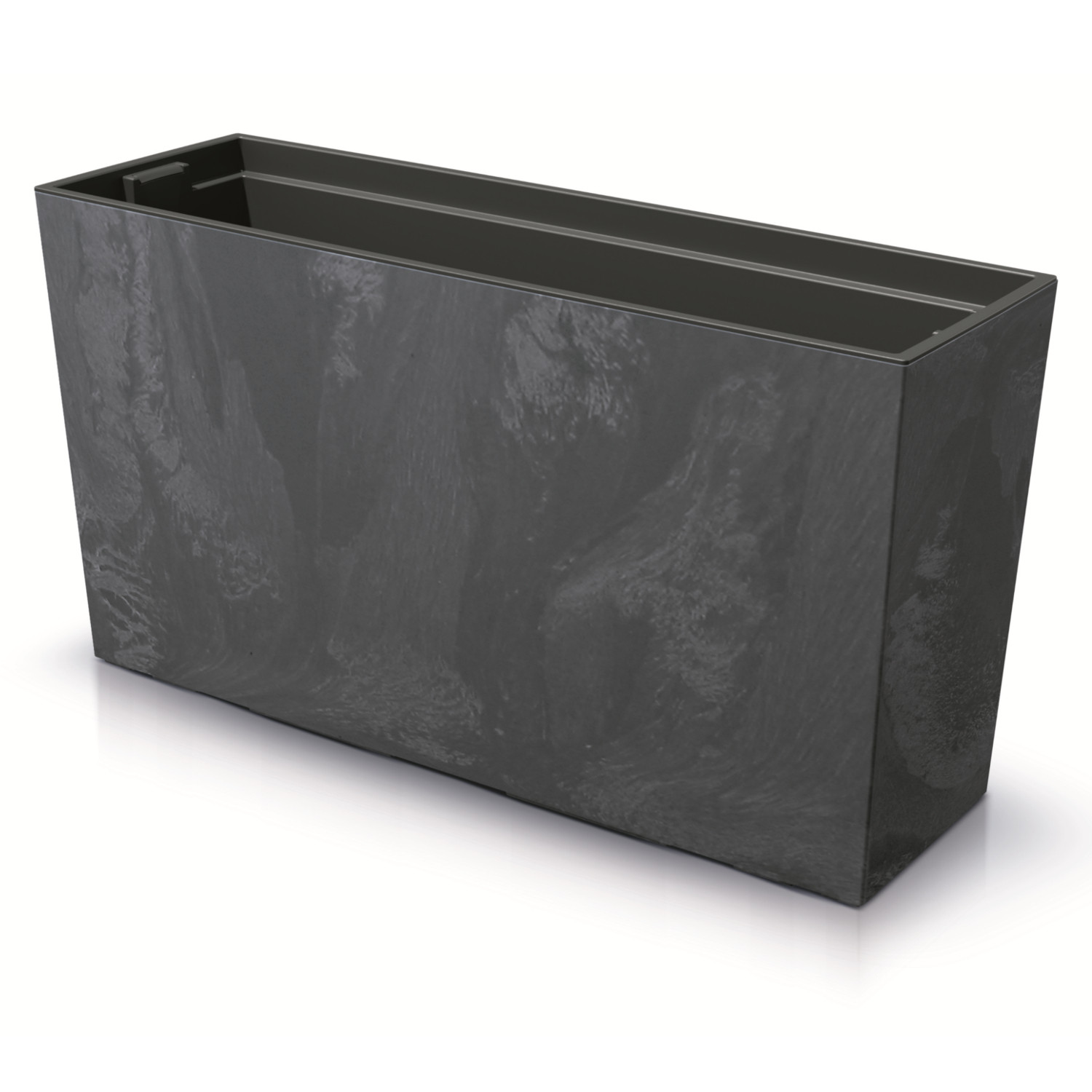 CEN-81335--Doniczka URBI CASE MIDDLE BETON EFFECT - antracytowy
