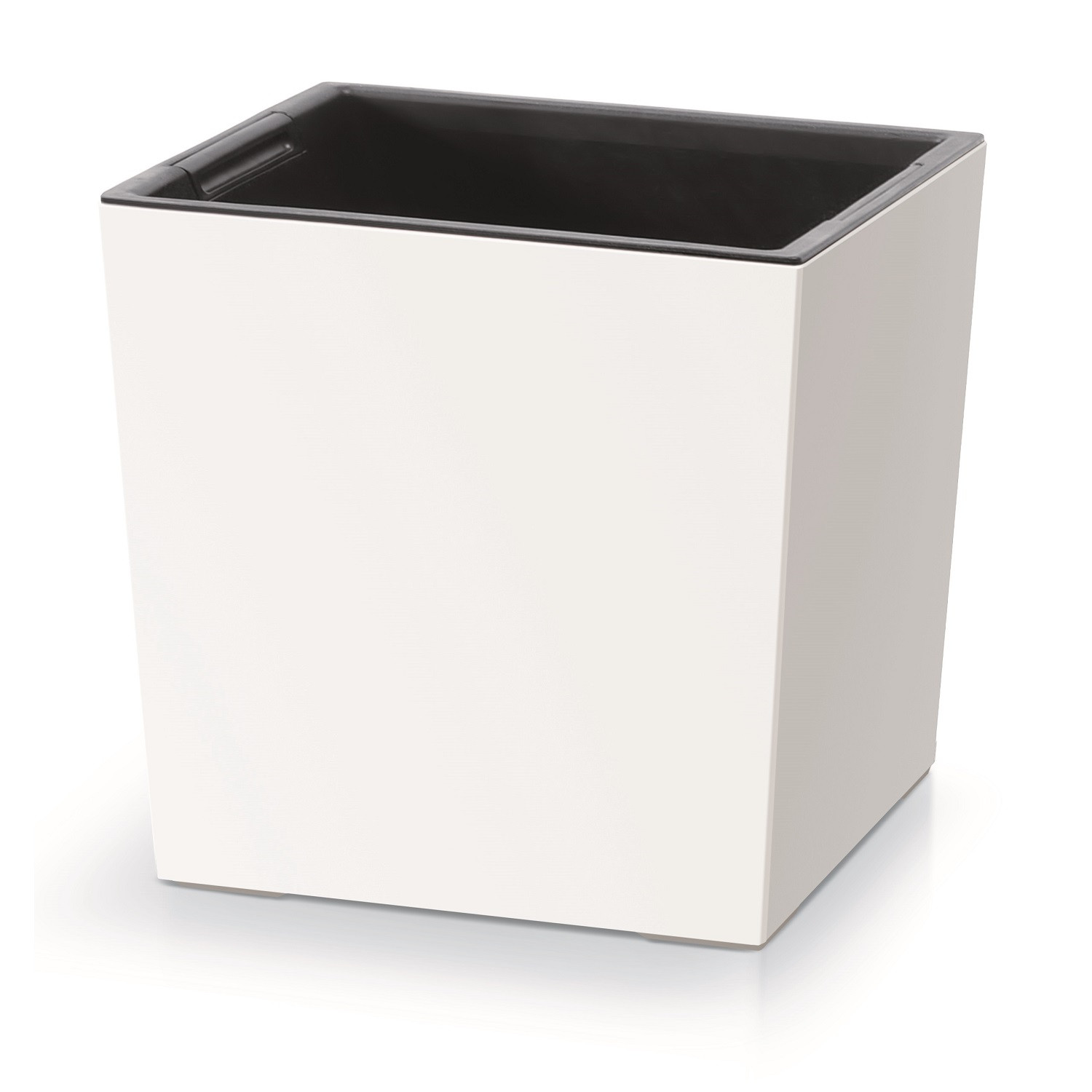 CEN-81360--Doniczka URBI SQUARE LOW - biały