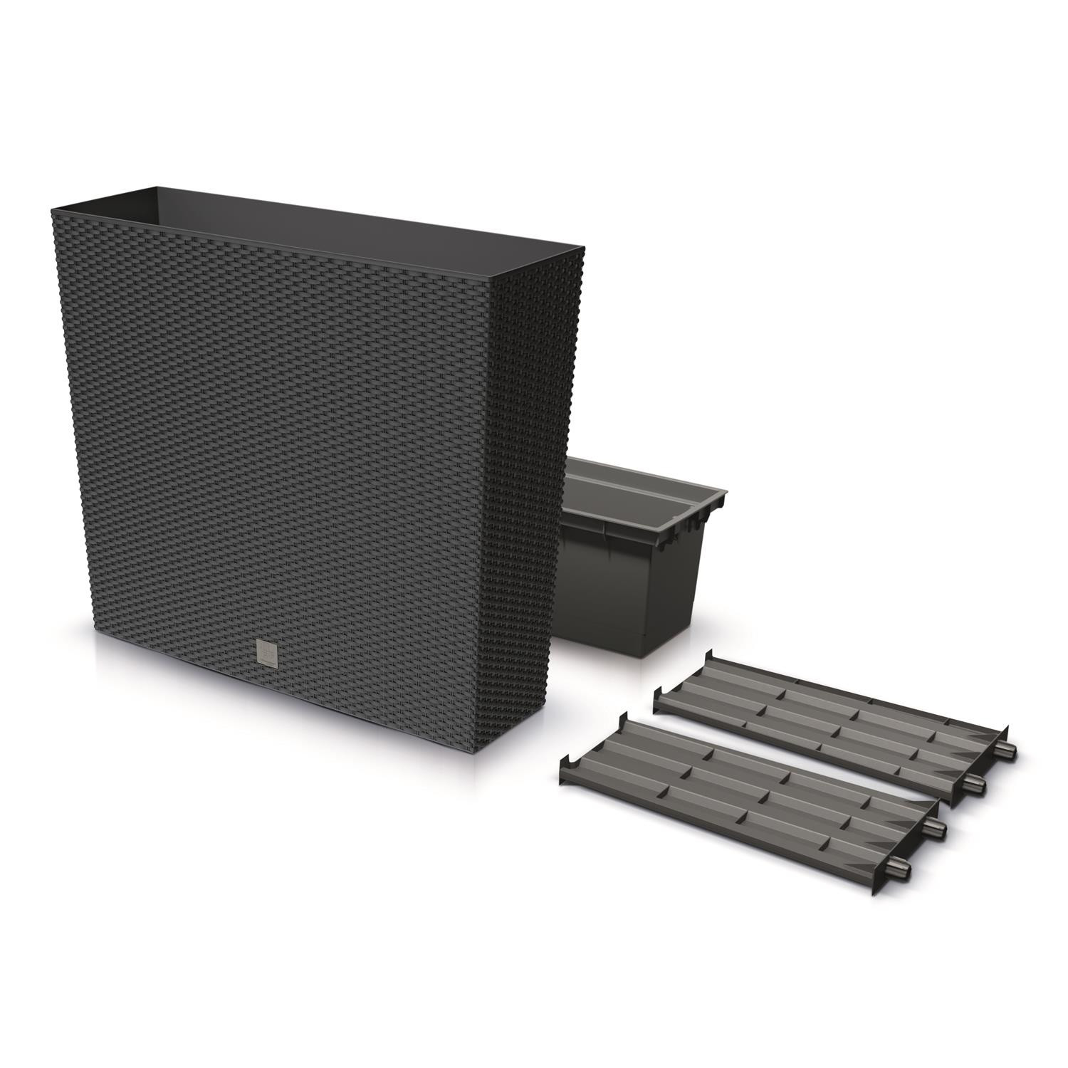 CEN-81448--Doniczka RATO CASE TOWER - antracytowy