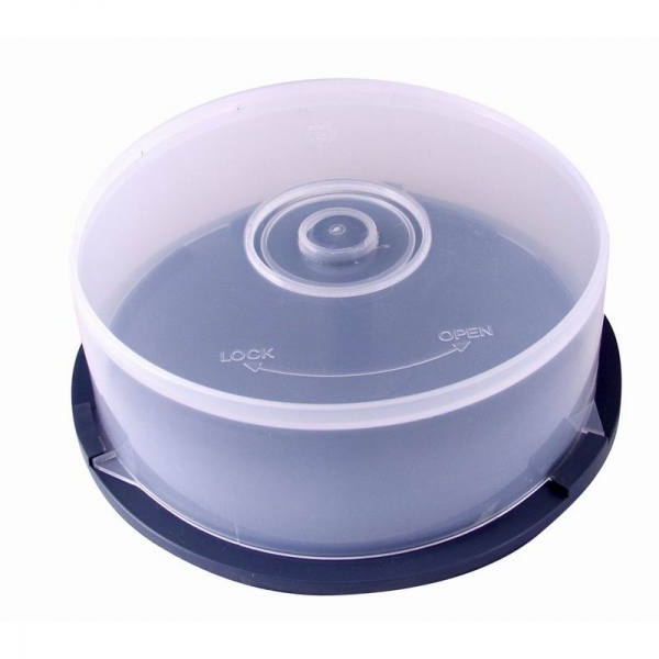 ESP-3002--Pudełko typu cake box na 25 CD/DVD są jednymi z najbardziej ekonomicznych opakowań na płyty pod względem ceny i zajmowanej przestrzeni. Skutecznie ochronią Państwa dane przed zniszczeniem.