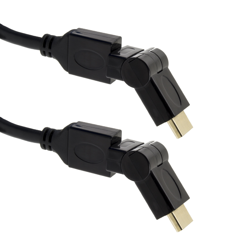 ESP-EB197--Wysokiej jakości kabel HDMI z wtykami obrotowymi po obu stronach przewodu. Wtyki obracają się&amp;nbsp;w dw&amp;oacute;ch płaszczyznach w zakresie 180&amp;deg; w każdej.Długość kabla:&amp;nbsp;3 metryWersja: 1.4bObsługa rozdzielczości