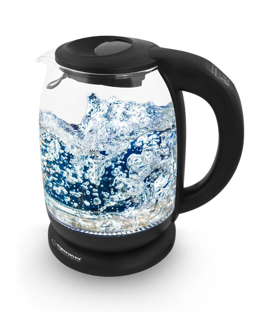 ESP-EKK027--Szklany, bezprzewodowy czajnik elektryczny z regulacją temperatury Esperanza&amp;nbsp;LOIRE to nowość dla miłośnik&amp;oacute;w picia herbaty, zi&amp;oacute;ł i innych napar&amp;oacute;w, kt&amp;oacute;re wymagają r&amp;oacute