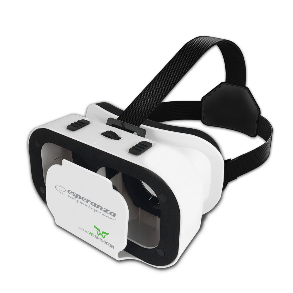 ESP-EMV400--GOGLE VR 3D DLA SMARTFON&amp;Oacute;W 4.7&amp;rdquo;-6&amp;rdquo;MADE BY VR SHINECON&amp;nbsp;Okulary EMV400 umożliwiają oglądanie film&amp;oacute;w 3D lub granie w gry w wirtualnej rzeczywistości. Wystarczy pobrać, ze sklepu z ap