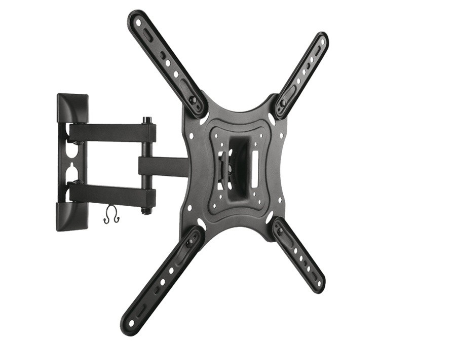 CEN-43276--Opis produktu:Uniwersalny uchwyt ścienny służy do montażu telewizorów LCD, LED i plazmowych oraz monitorów różnych marek o wadze do 30kg i o wymiarach przekątnej ekranu od 23? do 55?Specyfikacja techniczna:    Maksymalne obciążenie: aż 30 kg    Możli