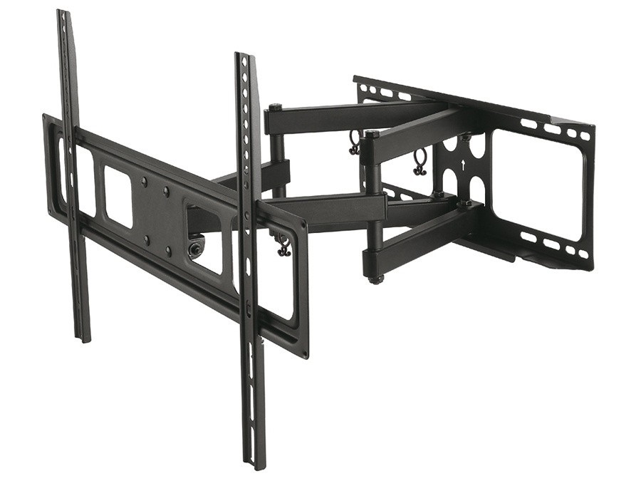 CEN-43679--Opis produktu:Uniwersalny uchwyt ścienny służy do montażu telewizorów LCD, LED i plazmowych oraz monitorów różnych marek o wadze do 40kg i o wymiarach przekątnej ekranu od 37? do 70?Uchwyt przystosowany do montażu zakrzywionych ekranów (curved).Istni