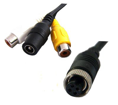 NVOX 4PIN CHINCH--- przejściówka pozwalająca podłączyć każdą kamerę z podłączeniem CHINCH Video pod dowolny monitor LCD 4 PIN QUAD- z jednej strony żeńskie złącze 4 PIN QUAD z drugiej żeńskie gniazda video, audio oraz zasilania.- długość kabla: 47 cm&amp;bull; złą