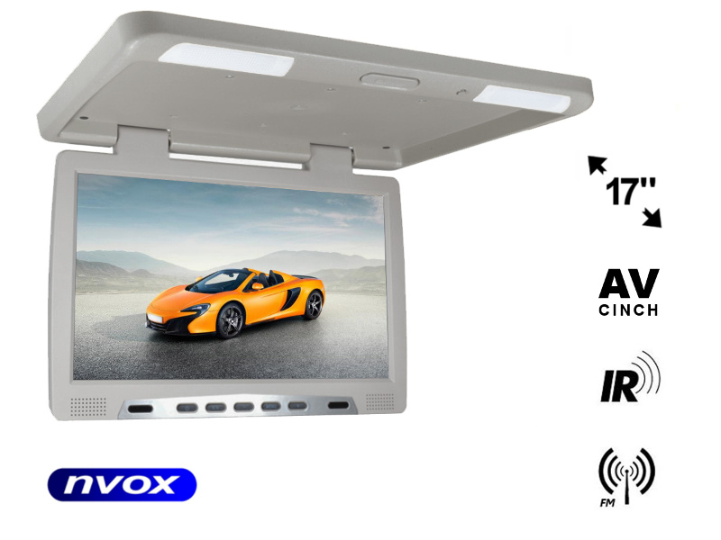 NVOX RF1790 GR--- obsługa dwóch źródeł obrazu AV1/AV2- funkcja TIMER- markowa matryca w technologii GLARE- transmiter FM do bezprzewodowej transmisji dźwięku- nadajnik IR do bezprzewodowych słuchawek- 30 miesięcy gwarancji (wysoka niezawodność urządzenia)&amp;bu