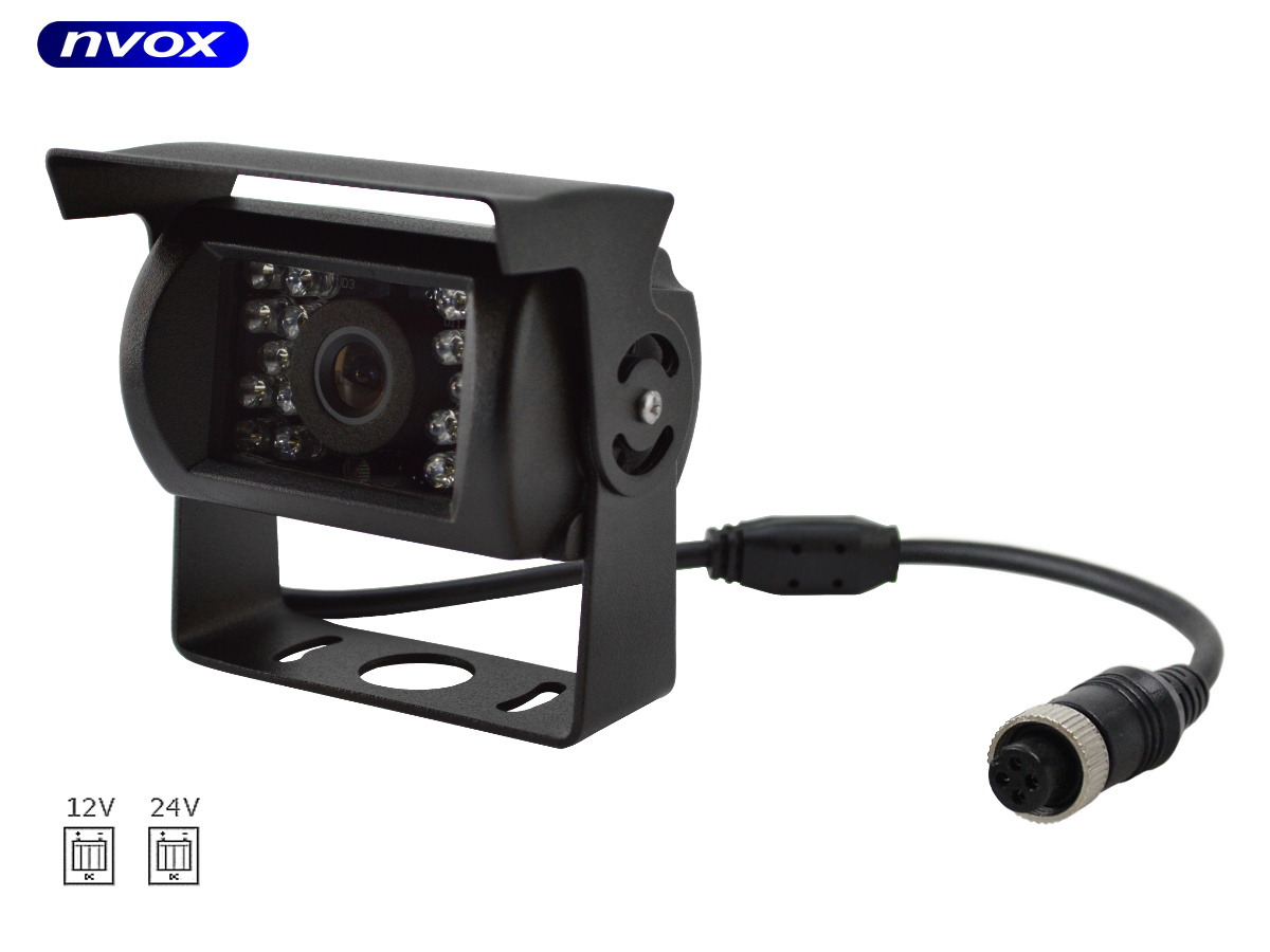 NVOX GDB2091 4PIN--- wysoko sprawny przetwornik CMOS marki SHARP zapewnia najwyższą jakość obrazu- funkcja noktowizyjna (diody podczerwieni LED umożliwiają widzenie w nocy)- odporna na warunki atmosferyczne, wodoszczelna- obudowa w 100% metalowa zapewnia maksymalną wyt