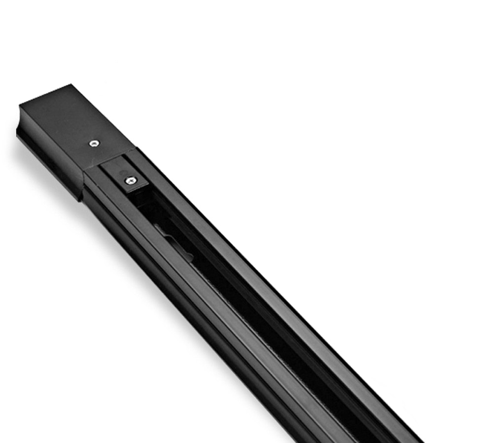 INOXX TL SLAT 100CM BL FS--listwa szynowa jednofazowa o długości 100cm, na napięcie 230V, do montażu lamp sklepowych / reflektorów kierunkowychdo montażu natynkowego na suficie lub ścianiekażda szyna zawiera w komplecie przyłącze zasilające i zaślepkęszyny można łączyć ze sobą