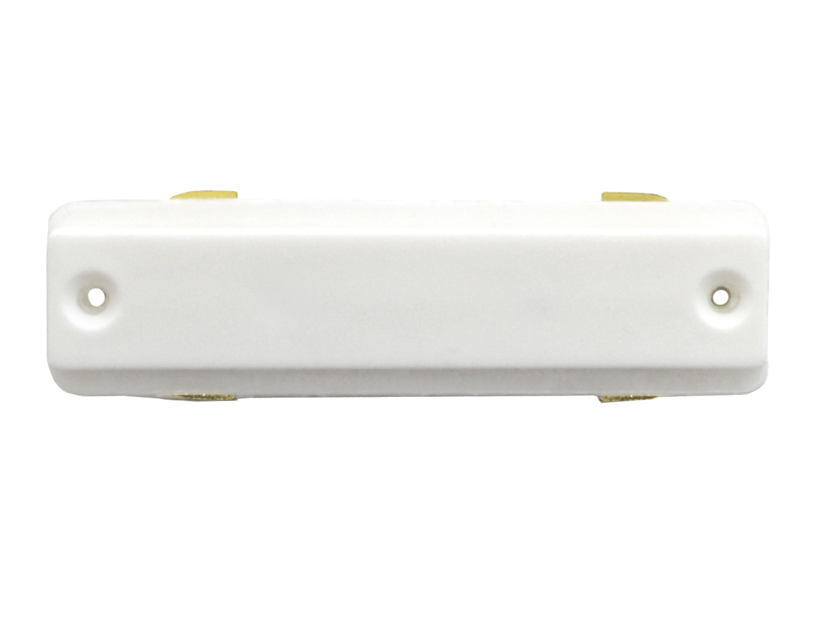 INOXX TL WH I LINK FS--łącznik do szyn jednofazowych prosty pozwala na szybkie łączenie ze sobą szyn różnej długości, nie trzeba podłączać dodatkowego zasilania do kolejnej listwy szynowejna innych naszych aukcjach dostępne są kompletne zestawy lamp kierunkowych z listwami