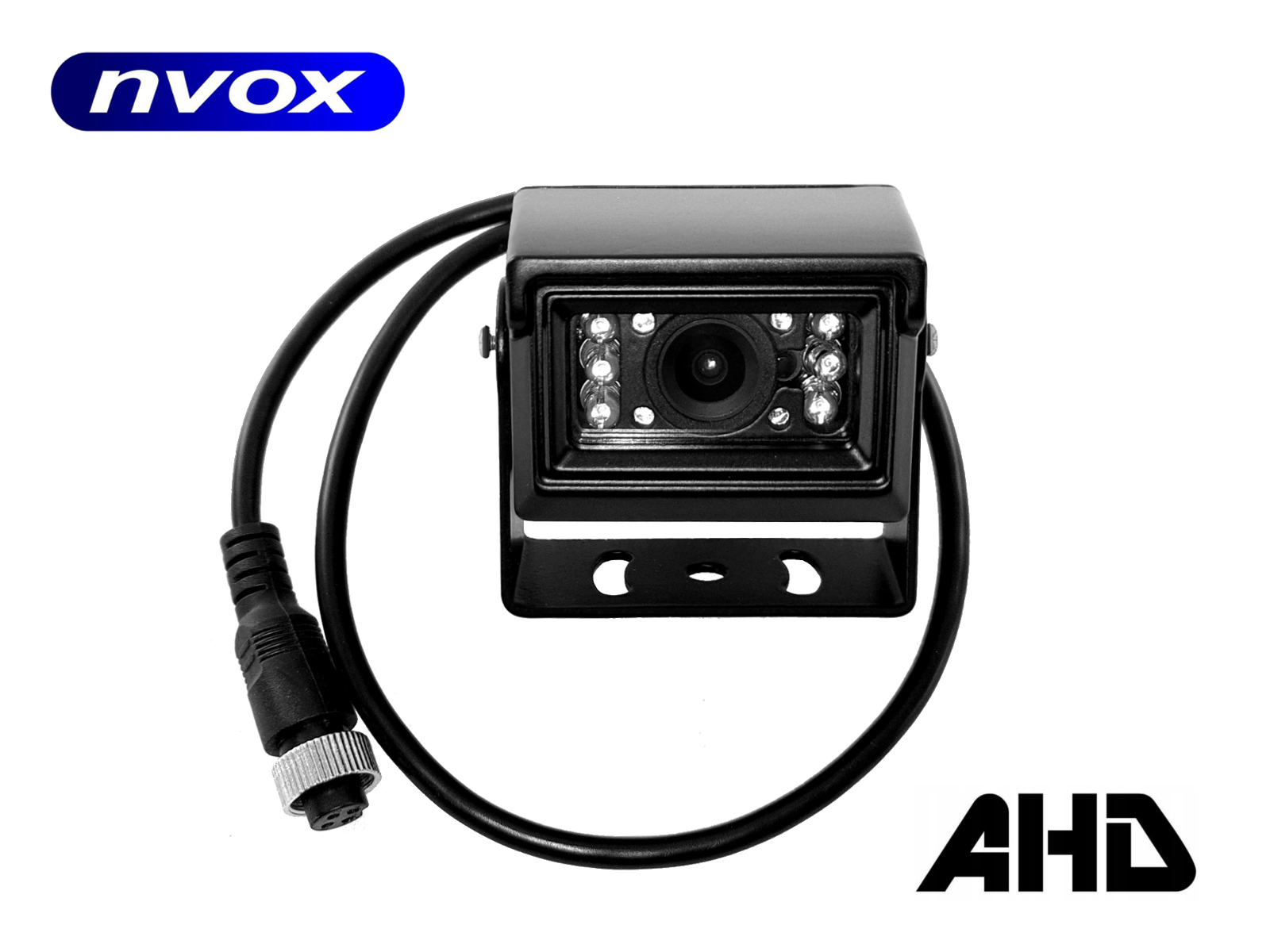NVOX AHD2099--- AHD nowa technologia, łącząca zalety transmisji analogowej z transmisją w jakości IP - HD 720p oraz FullHD 1080p- wysoko sprawny przetwornik CCD SONY zapewnia najwyższą jakość obrazu- odporna na warunki atmosferyczne, wodoszczelna- podłączenie 4PIN