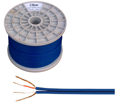LEC-KAB0204--Kabel 2 x RCA-4mm czarny