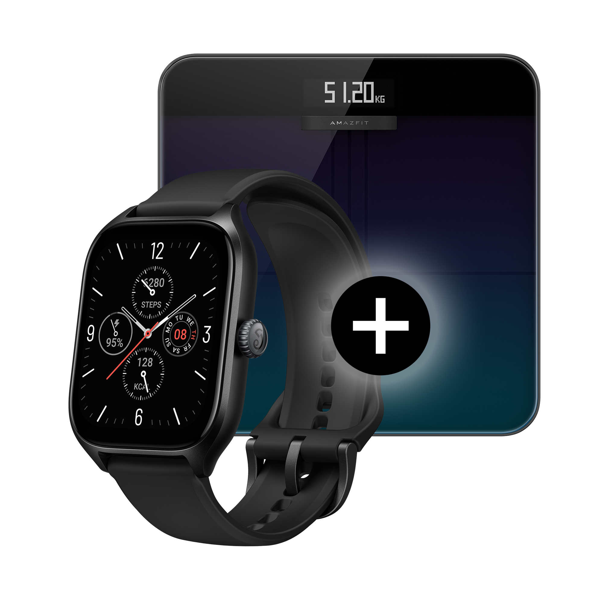 LEC-AMF009--Amazfit GTS 4150+ trybów sportowych i rozpoznawanie ćwiczeń siłowych | Dwuzakresowe pozycjonowanie  |  Importowanie trasy  |  Duży wyświetlacz AMOLED i lekka obudowa | Łatwe zarządzanie zdrowiem 24/7 | Połączenia telefoniczne przez Bluetooth i przech