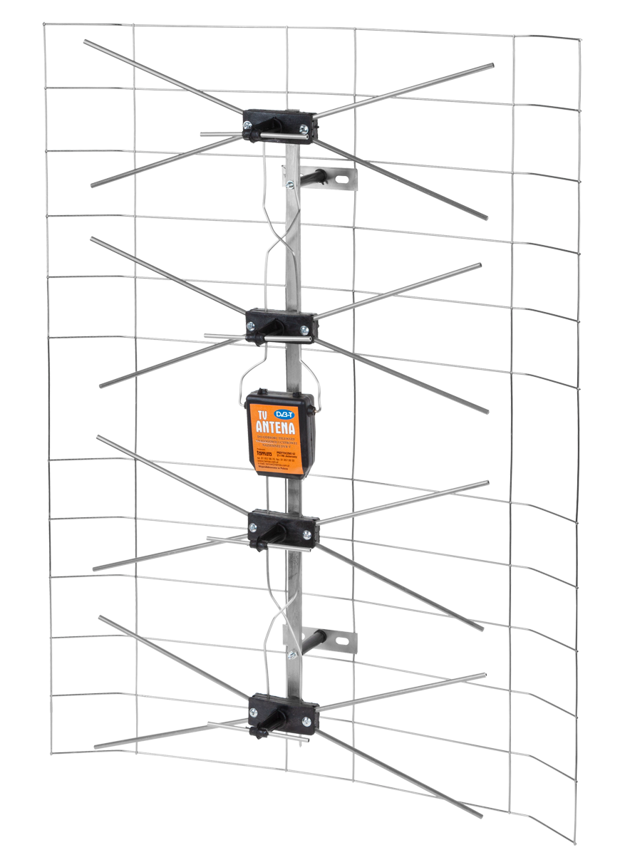 LEC-ANT0074--Dane techniczne:- Kanały odbioru: 6 - 12, 21 - 60- Zysk energetyczny: 13.5 - 60 dB (w zależności od wersji) - Widoczność kątkowa: 46°- Widoczność kątowa pionowa: 27°- Impedancja wyjściowa: 75 Ohm- Wymiary zewnętrzne: 800x600 mm- Masa anteny: 900g